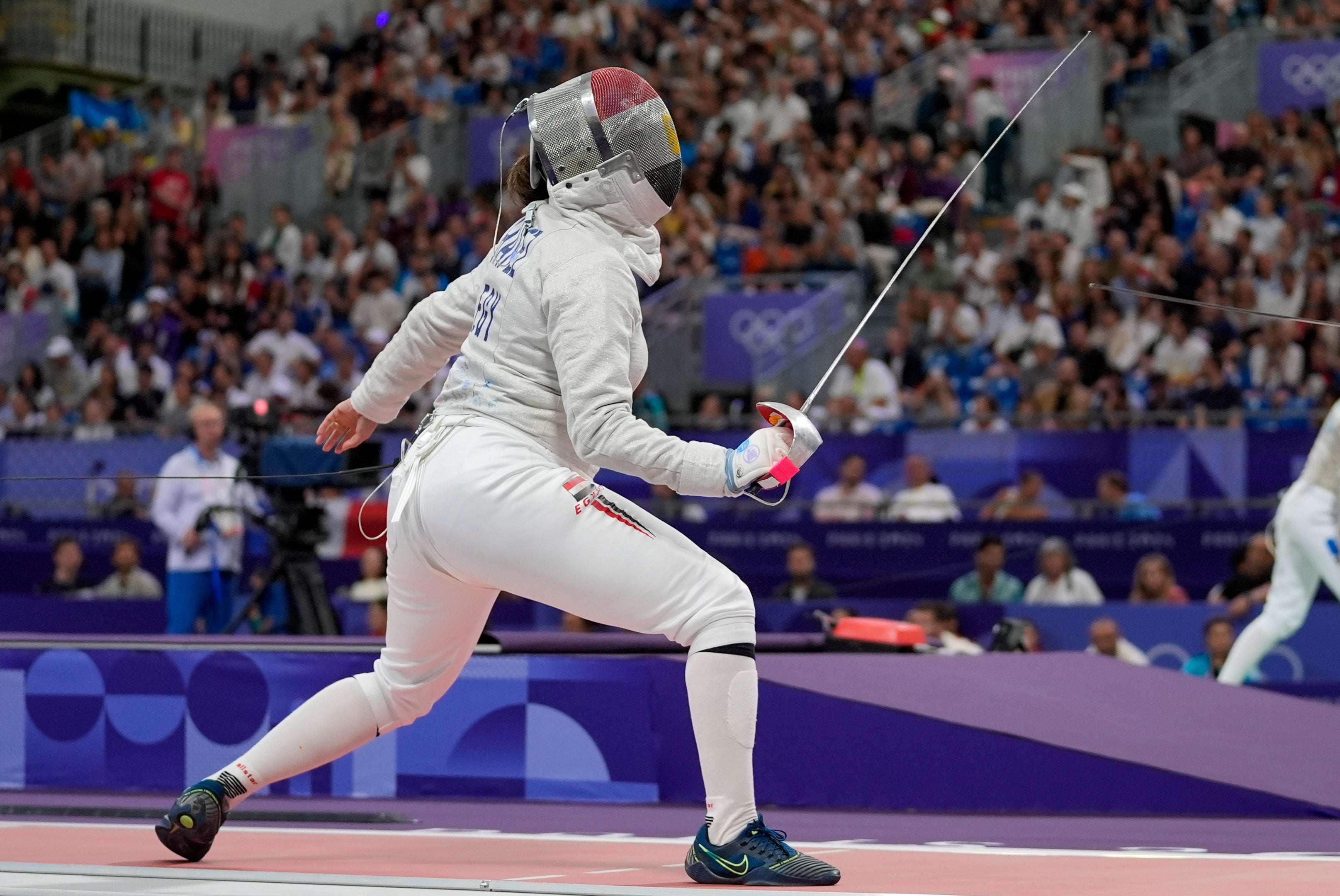 Paris Olympics Pregnant Fencer