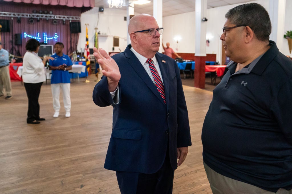 Larry Hogan has said he won’t be voting for Trump even as he runs for Senate as a Republican. Now, he has slammed Donald Trump for the former president’s stance on Ukraine