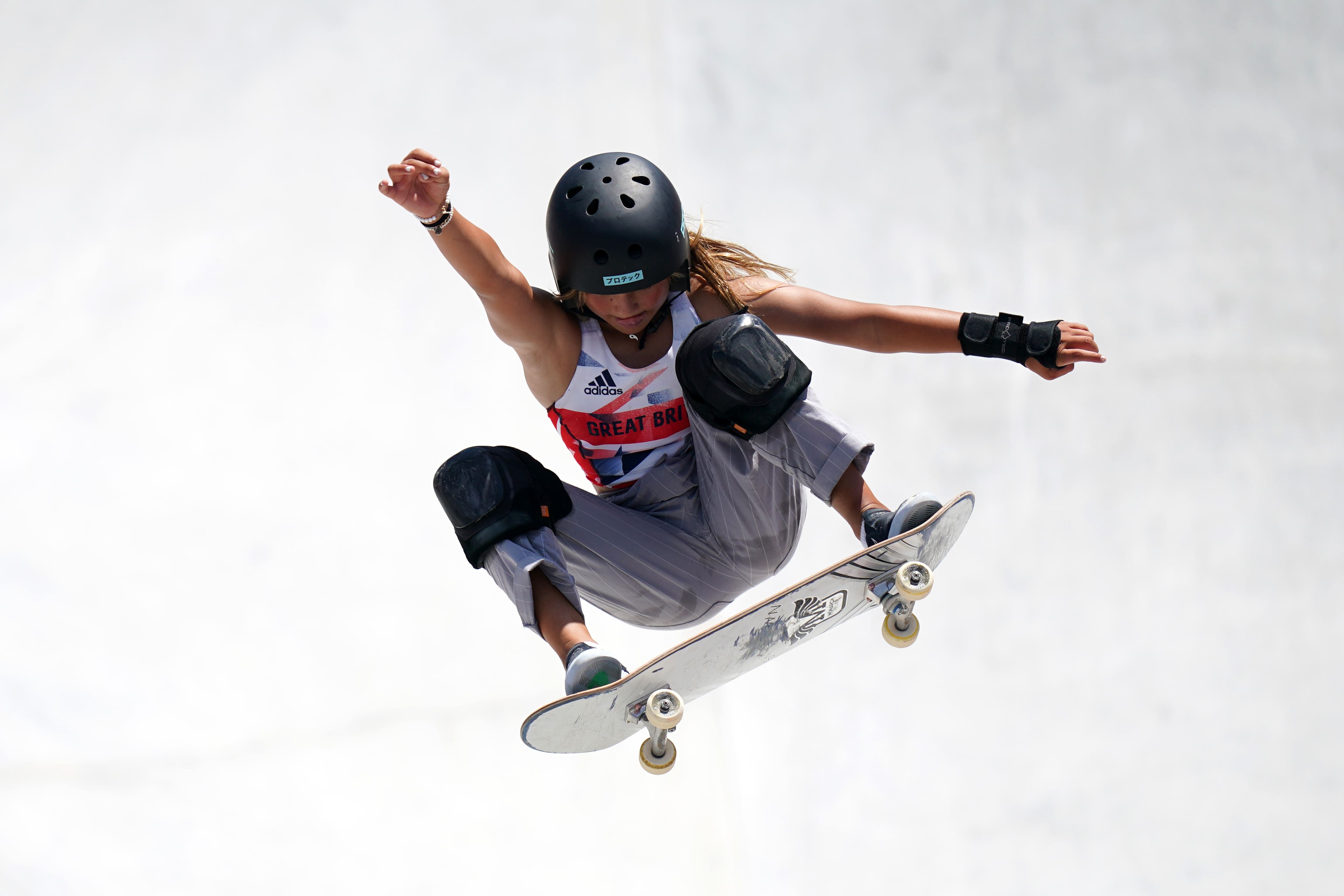 Sky Brown, 16, could become Great Britain’s youngest ever Olympic champion (Adam Davy/PA)