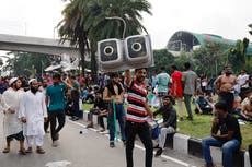 In pictures: From fans to fish, trophies protesters claimed from ousted PM Hasina’s residence