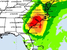 Mapped: Tracking Tropical Storm Debby as it makes landfall in Florida