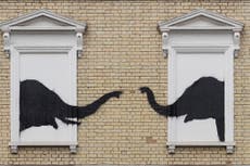 Banksy reveals second animal artwork in London within 24 hours 