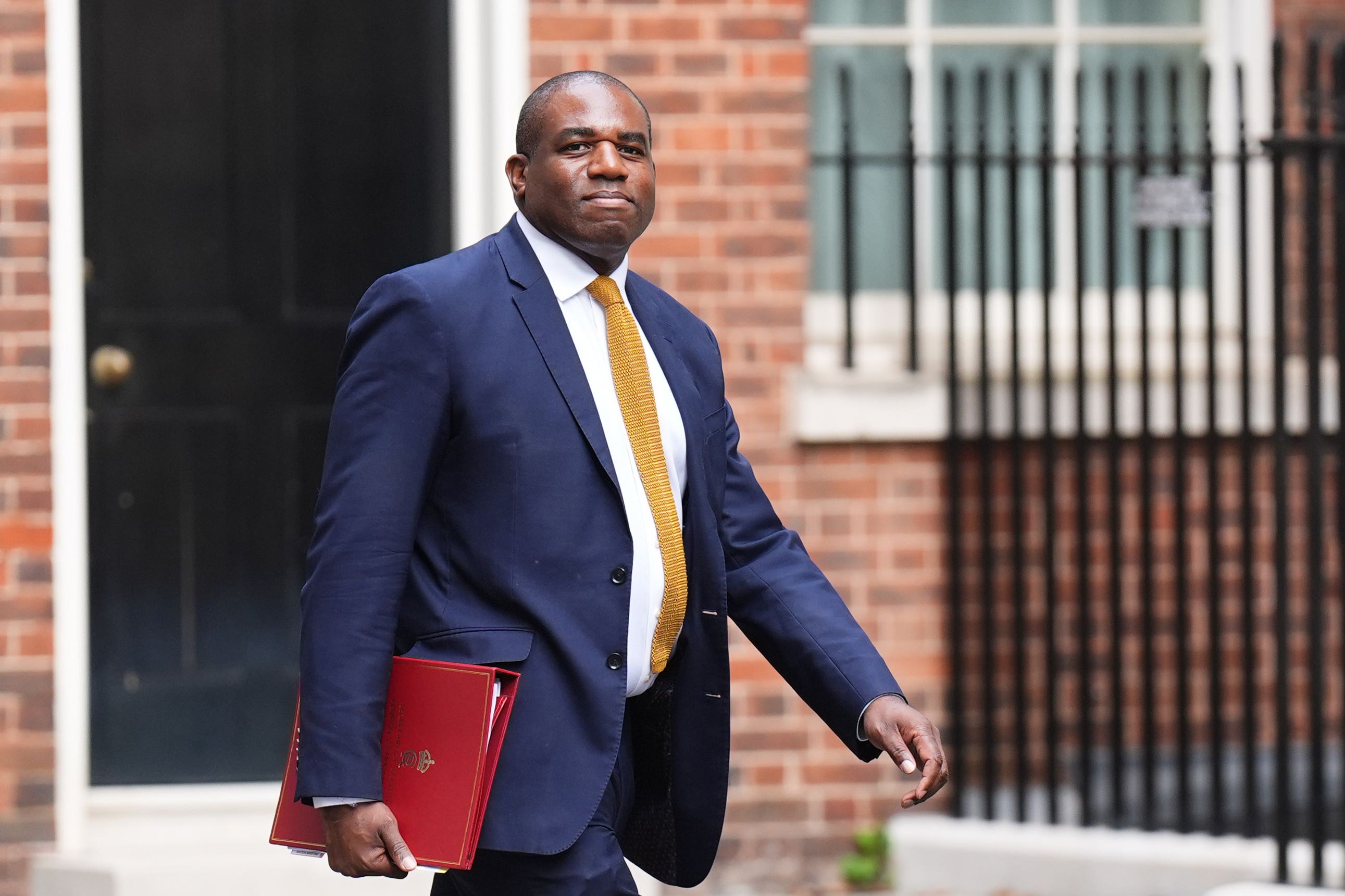 Foreign Secretary David Lammy has said the Government stands ‘ready and prepared’ should tensions further escalate in the Middle East (James Manning/PA)