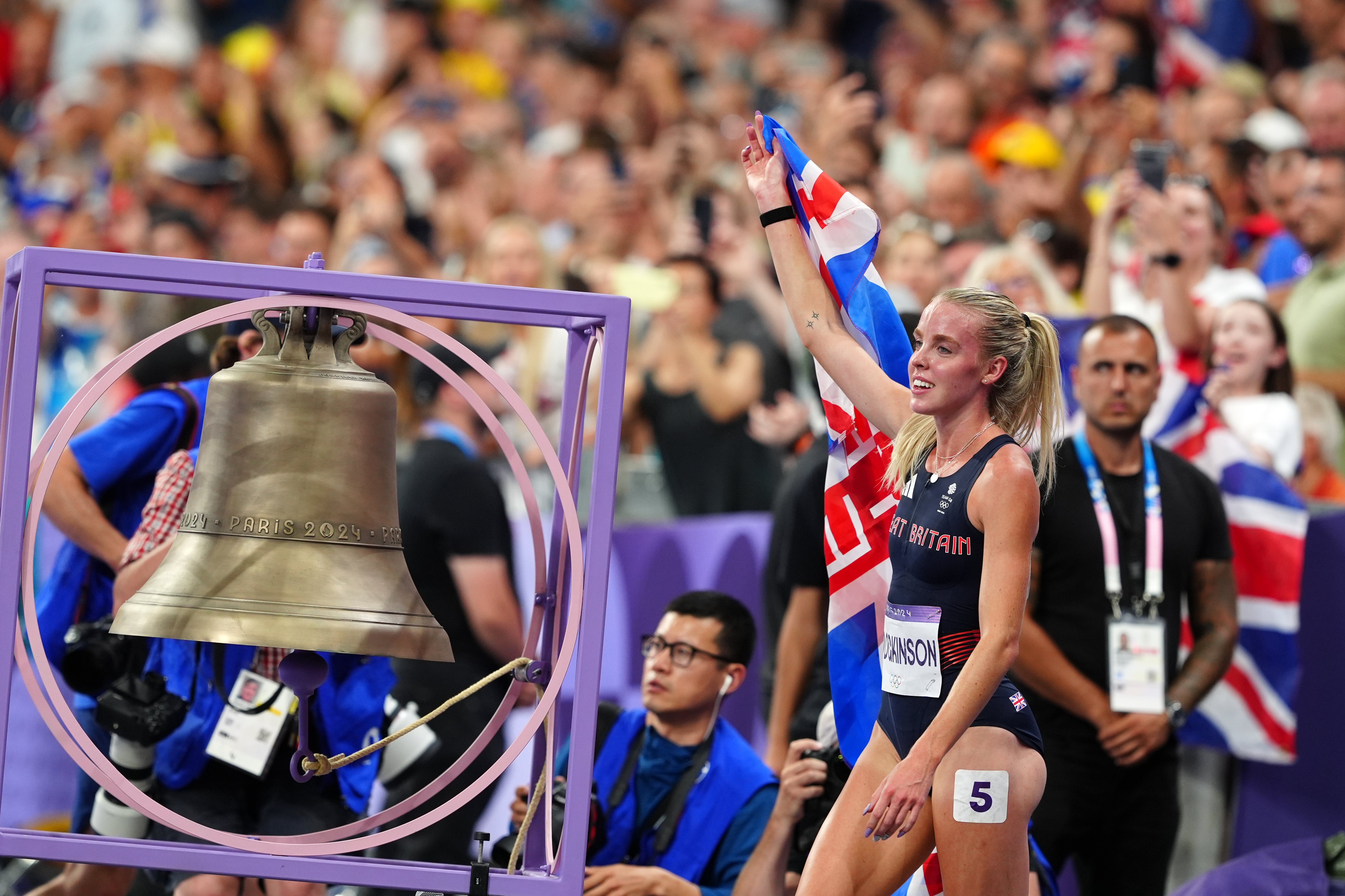 Keely Hodgkinson said it would be an honour to inspire others (Peter Byrne/PA)