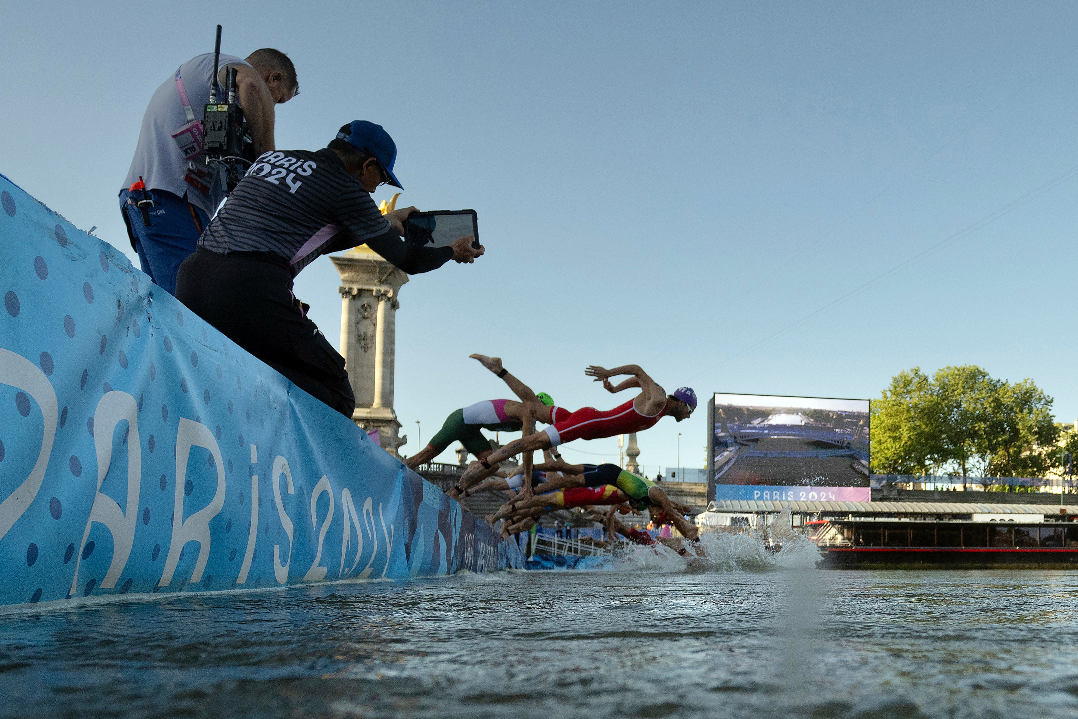 Water quality concerns have persisted over swimming events in the Seine