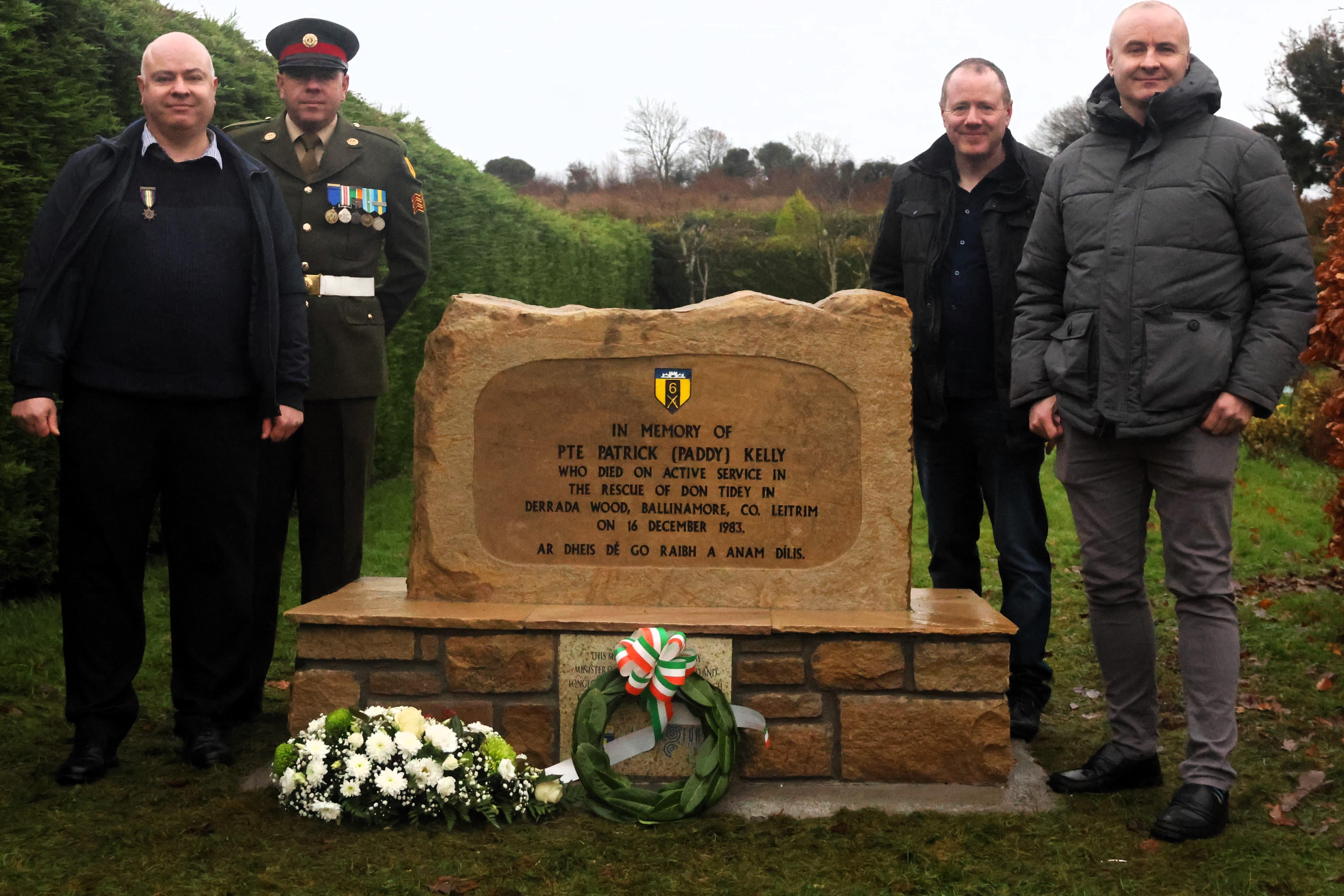 Members of Private Patrick Kelly’s family (Kelly family/PA)