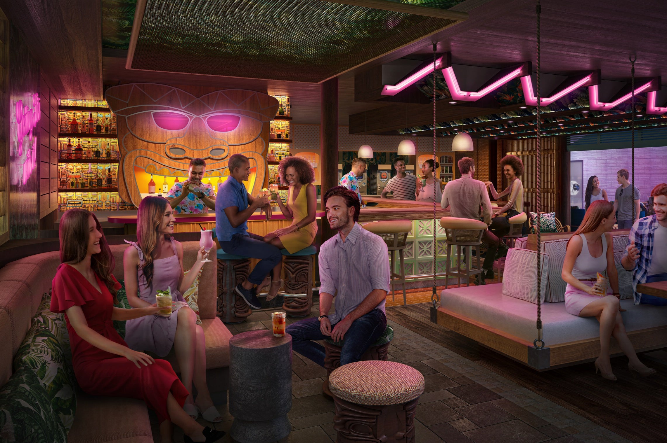 The Pesky Parrot tiki bar will make its way to Allure after a debut on Utopia of the Seas