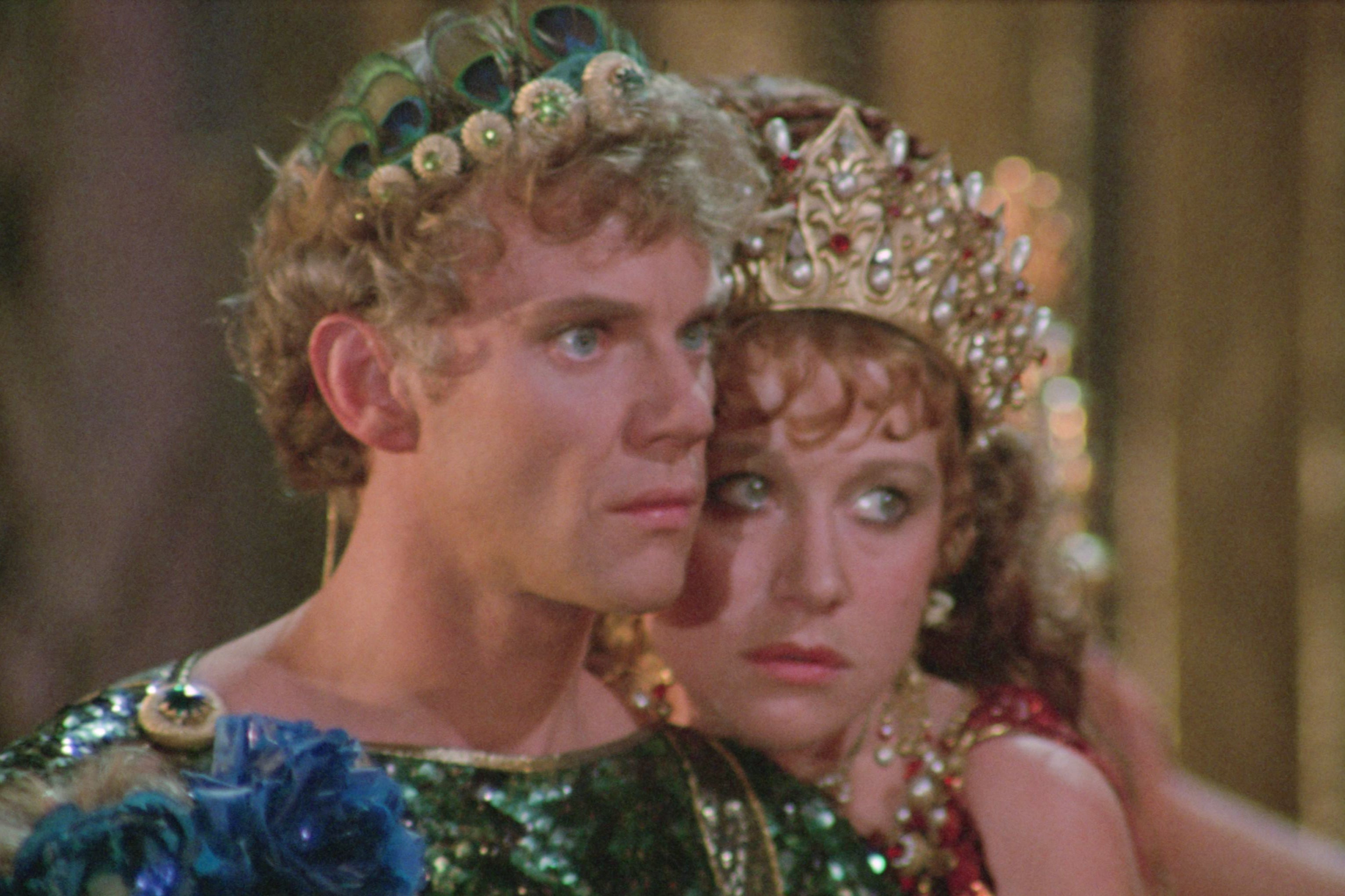 Malcolm McDowell and Helen Mirren in ‘Caligula'