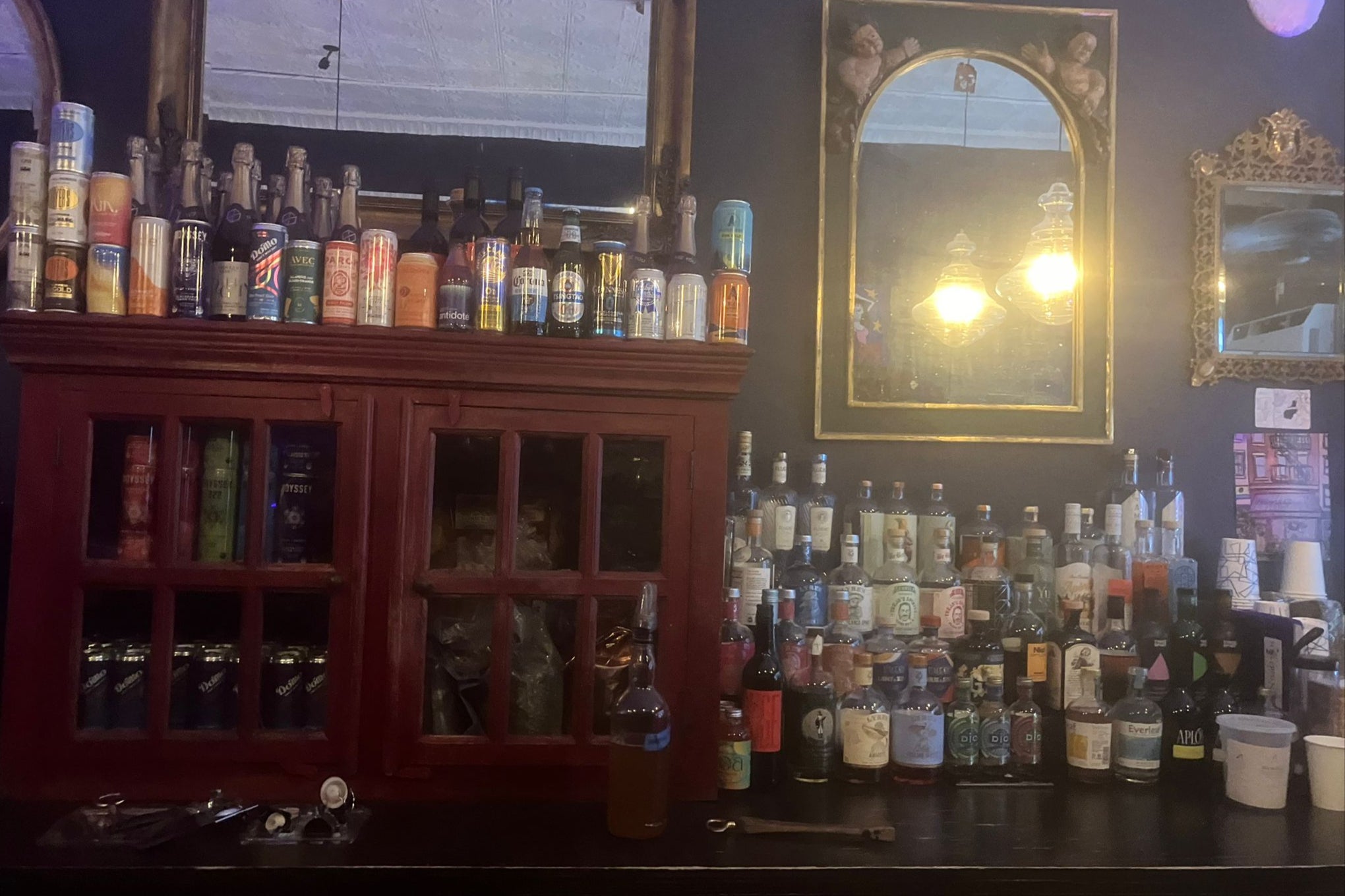 Hekate offers a wide selection of beers and spirits, all of which are completely zero alcohol