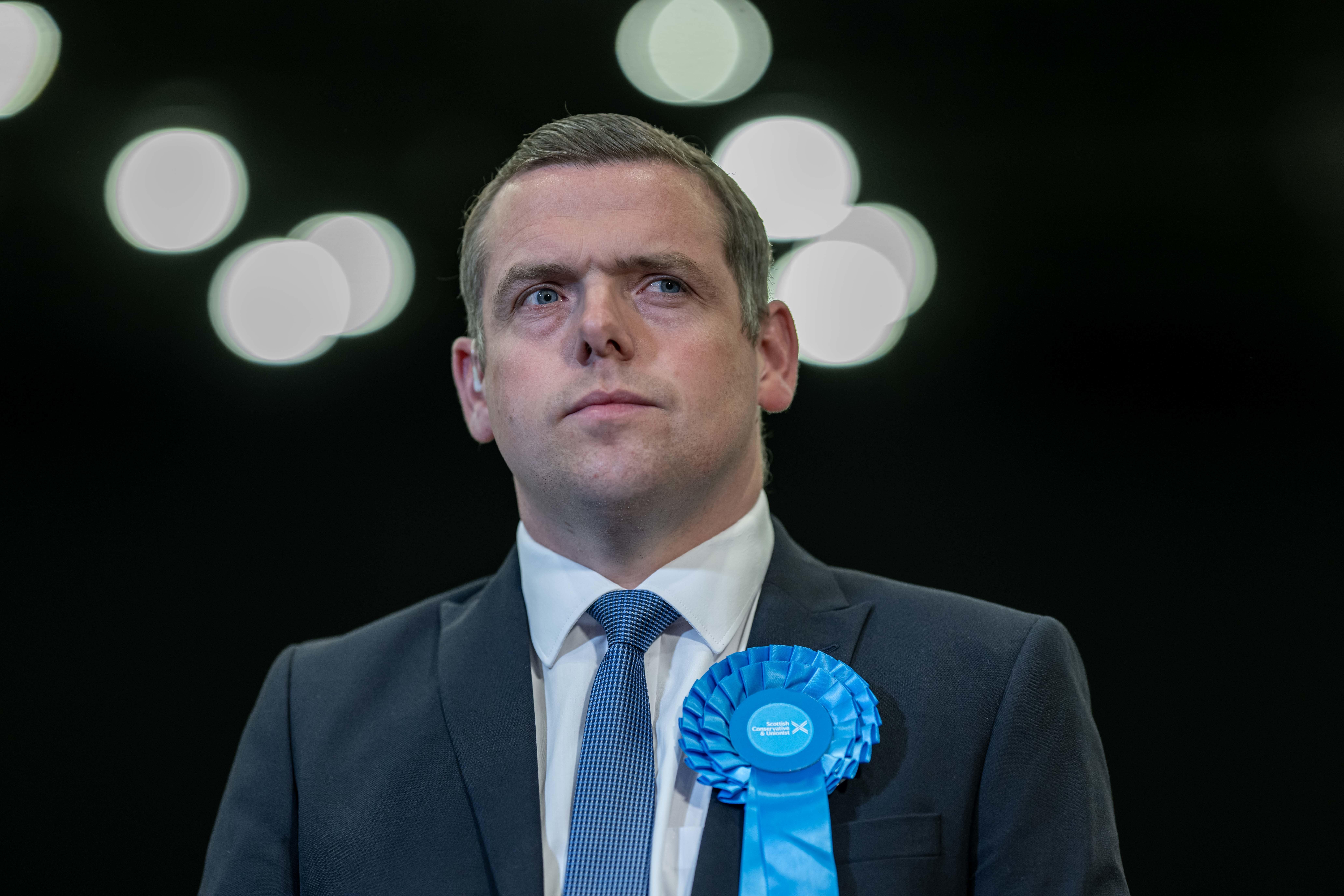 Douglas Ross announced he would stand down during the General Election campaign (Michal Wachucik/PA)