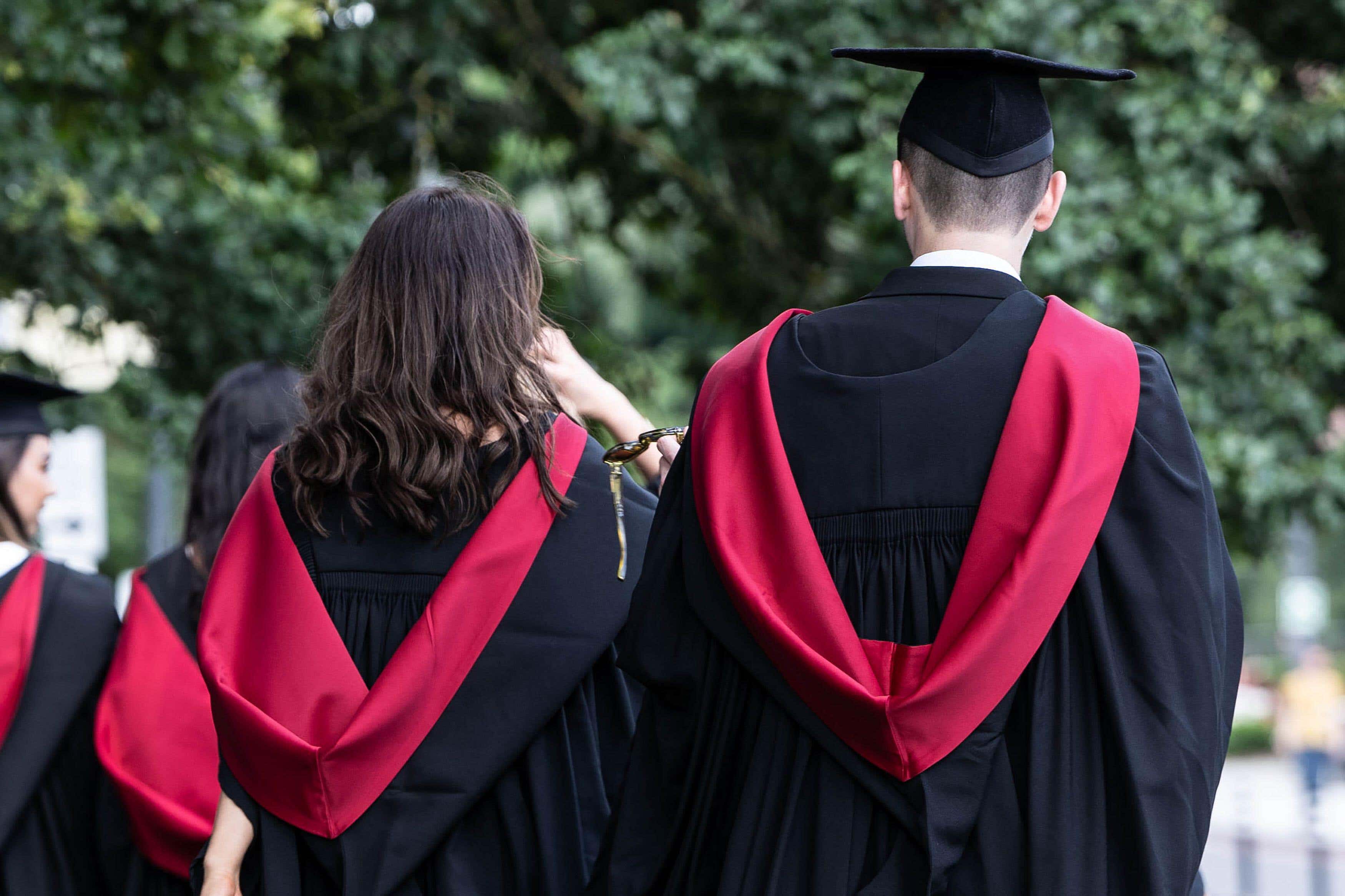 Three in ten undergraduate degrees in the UK were first-class in 2022/23 (Alamy/PA)