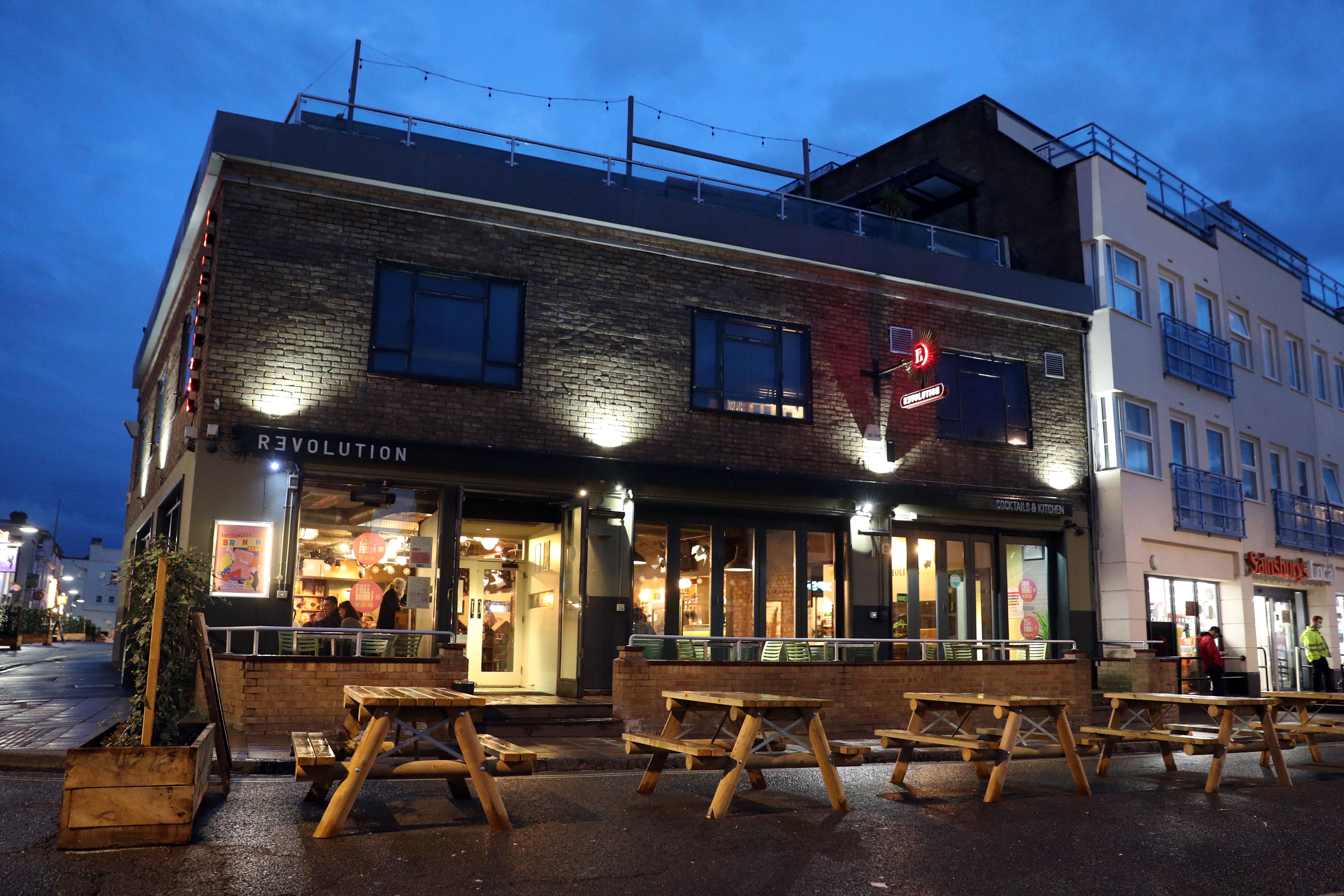A Revolution bar in Southampton (Andrew Matthews/PA)