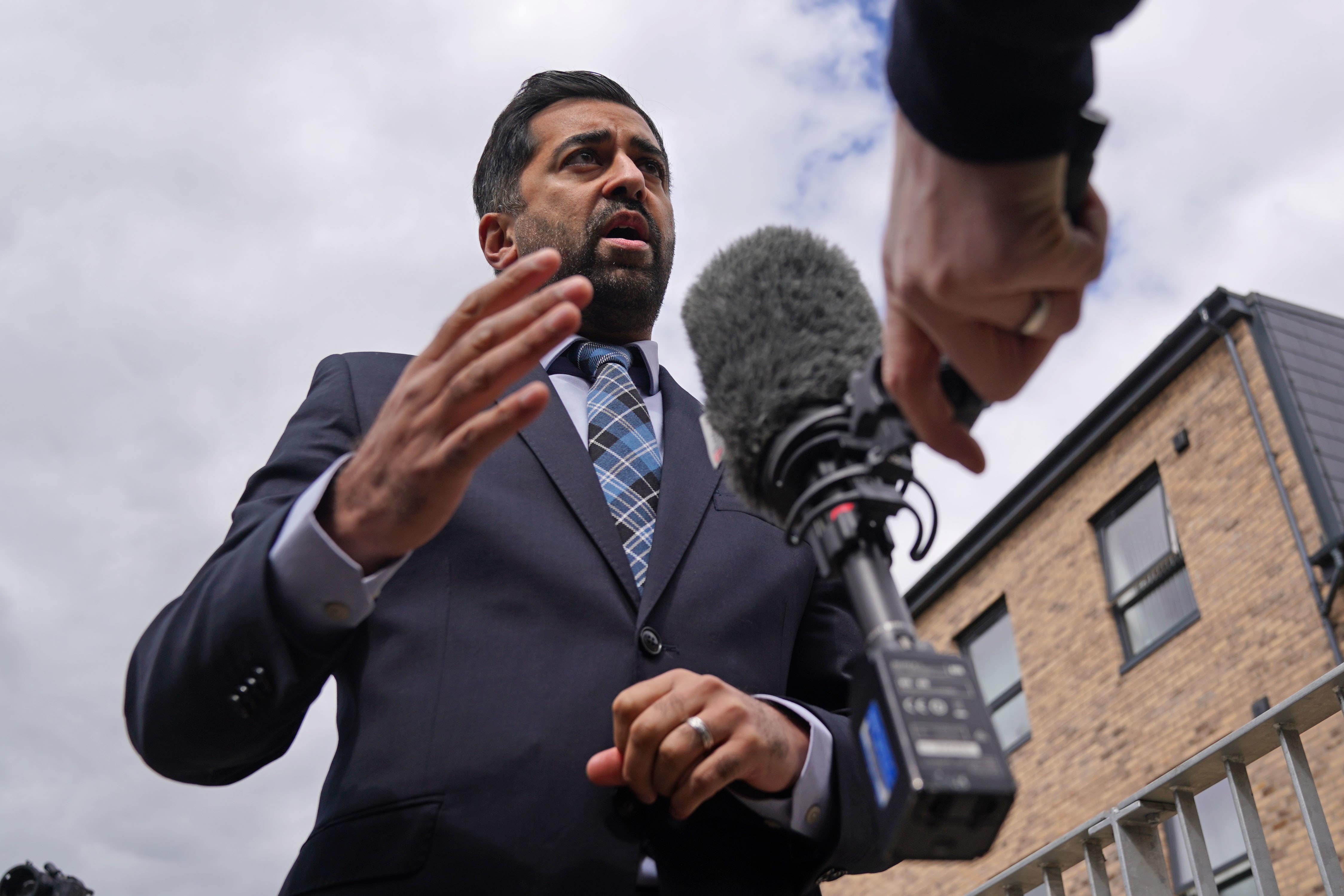 Humza Yousaf was speaking at an event on the Edinburgh Festival Fringe (Andrew Milligan/PA)