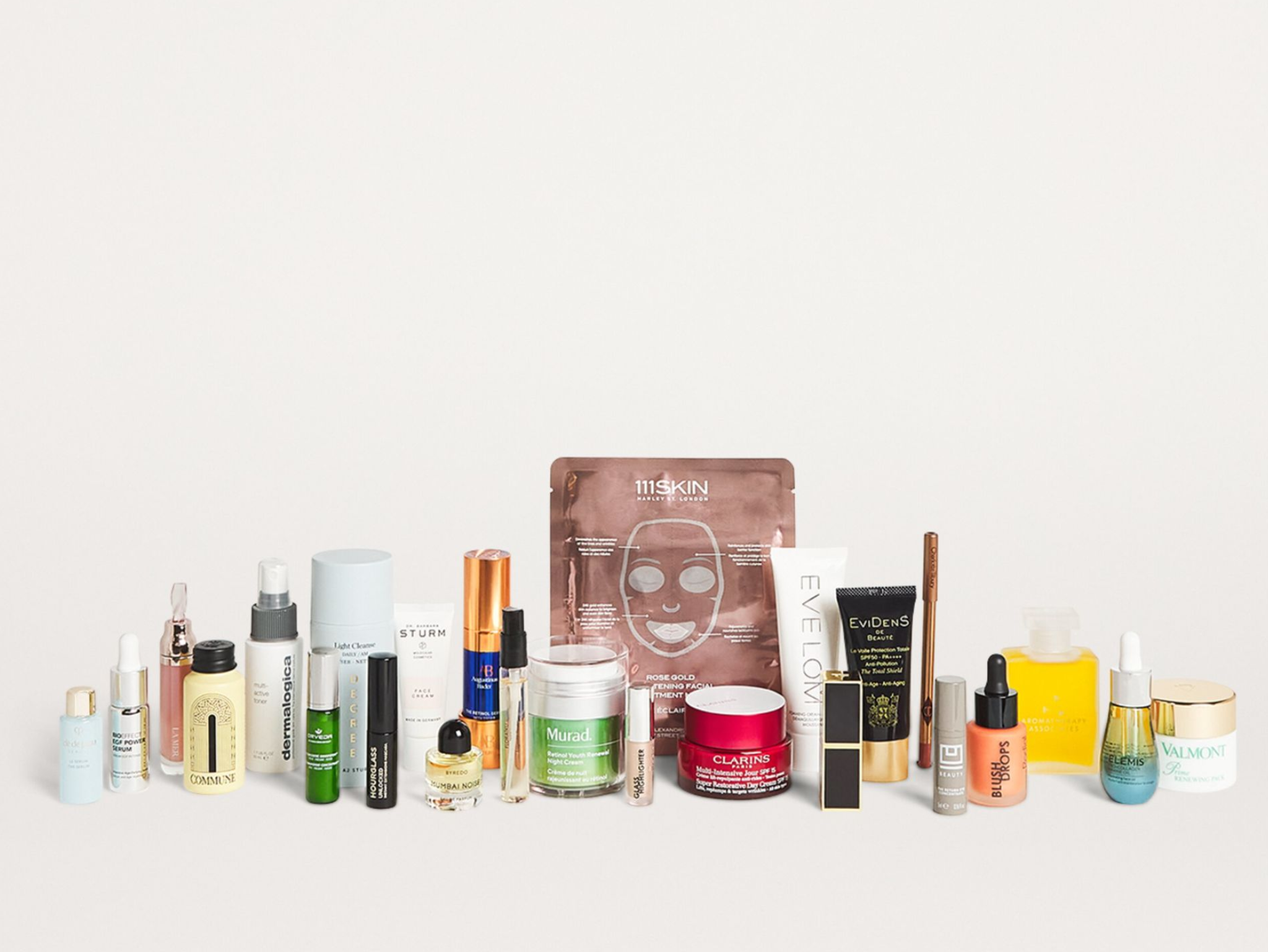 The 26 products included in 2024’s beauty advent bounty