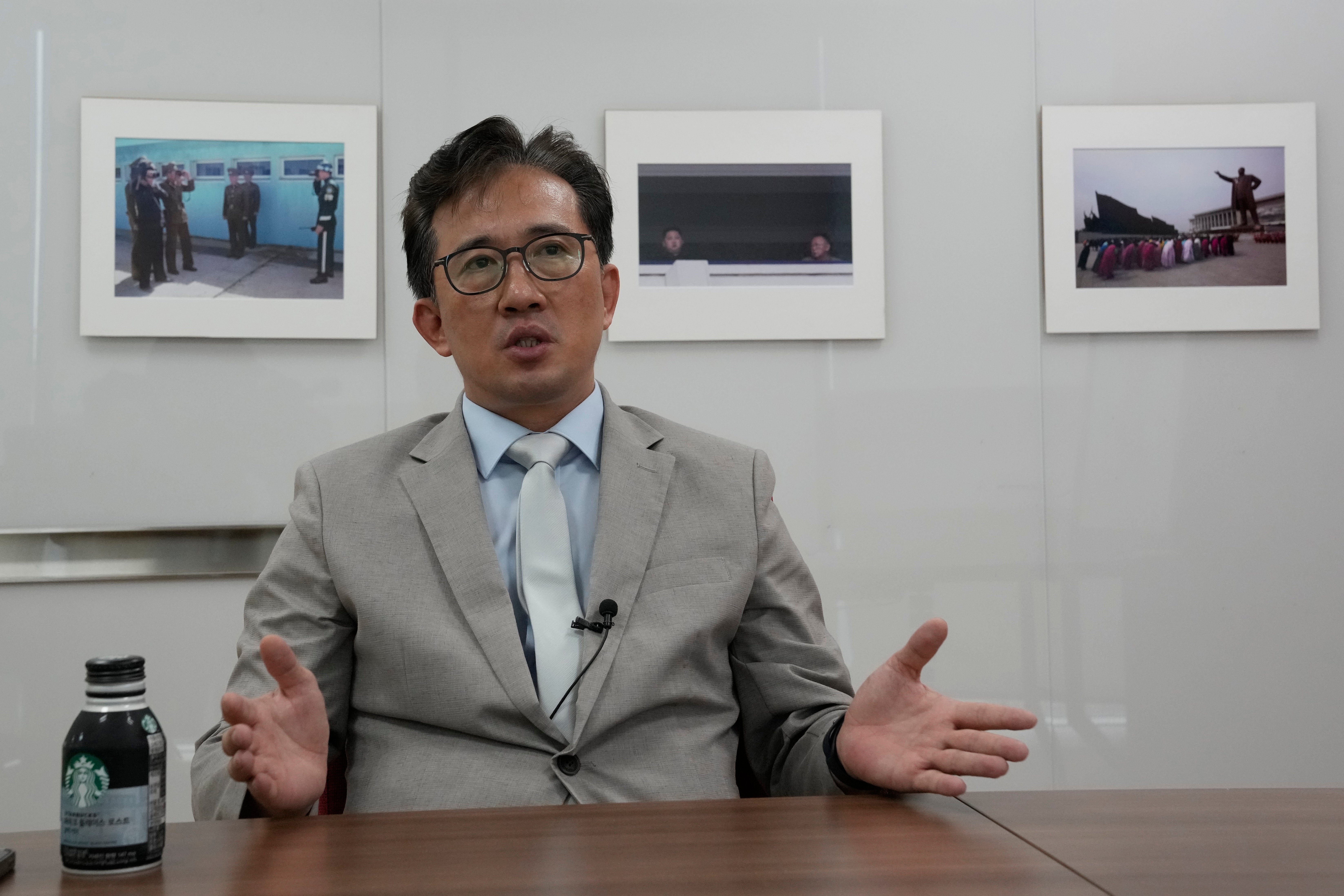 Ri Il Gyu, a former political counselor at the North Korean Embassy in Cuba who defected to South Korea last November, speaks during an interview