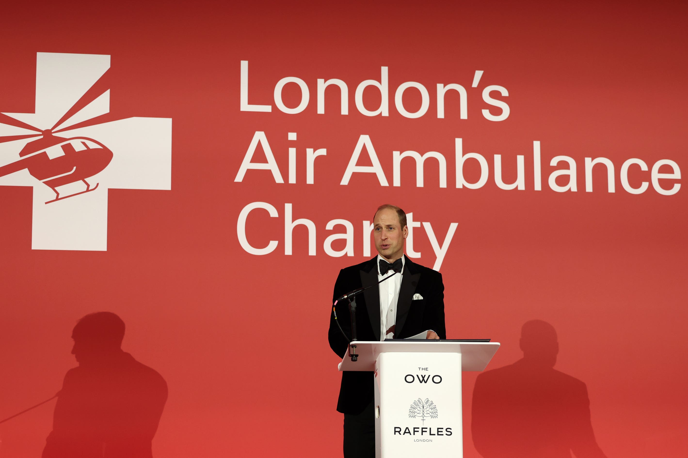 The Prince of Wales is patron of London’s Air Ambulance Charity (PA)