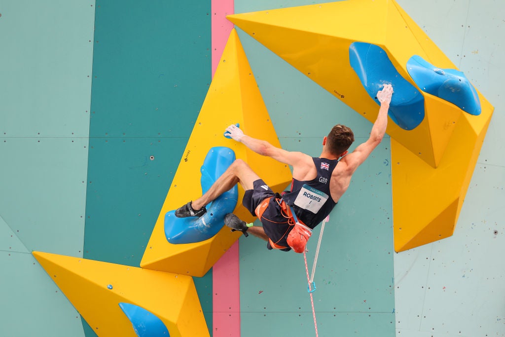 Roberts produced the finest display all-around climbing skills