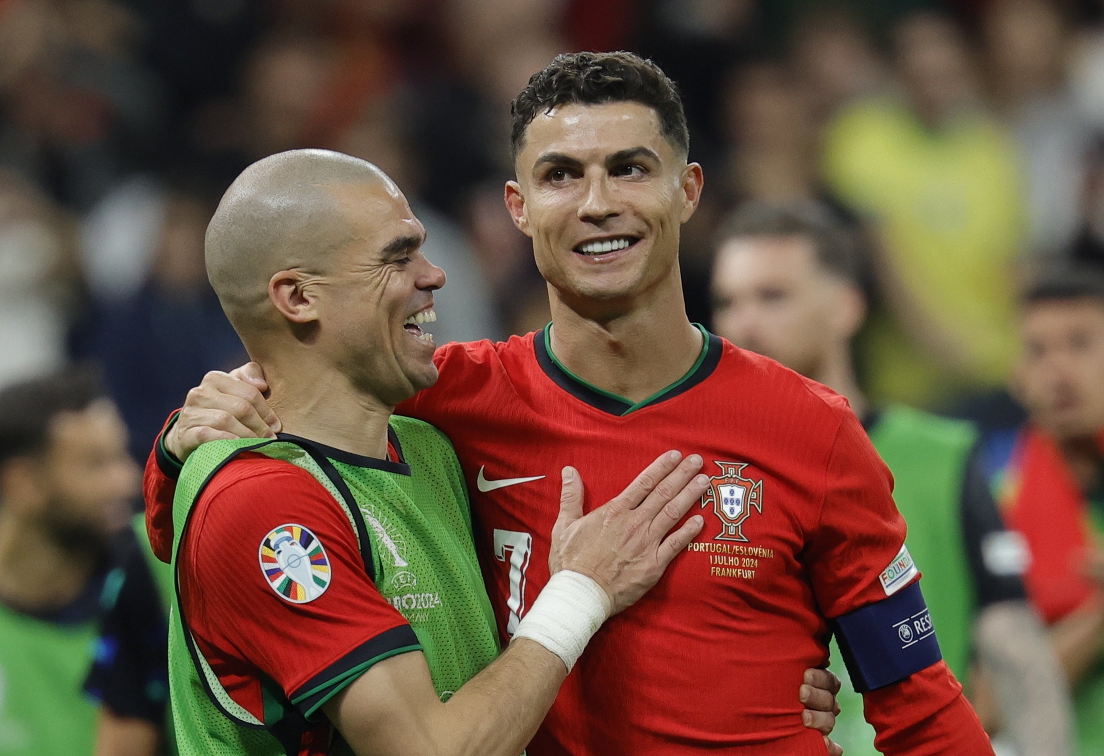 Pepe formed a close friendship with former Real Madrid and Portgual teammate Cristiano Ronaldo.