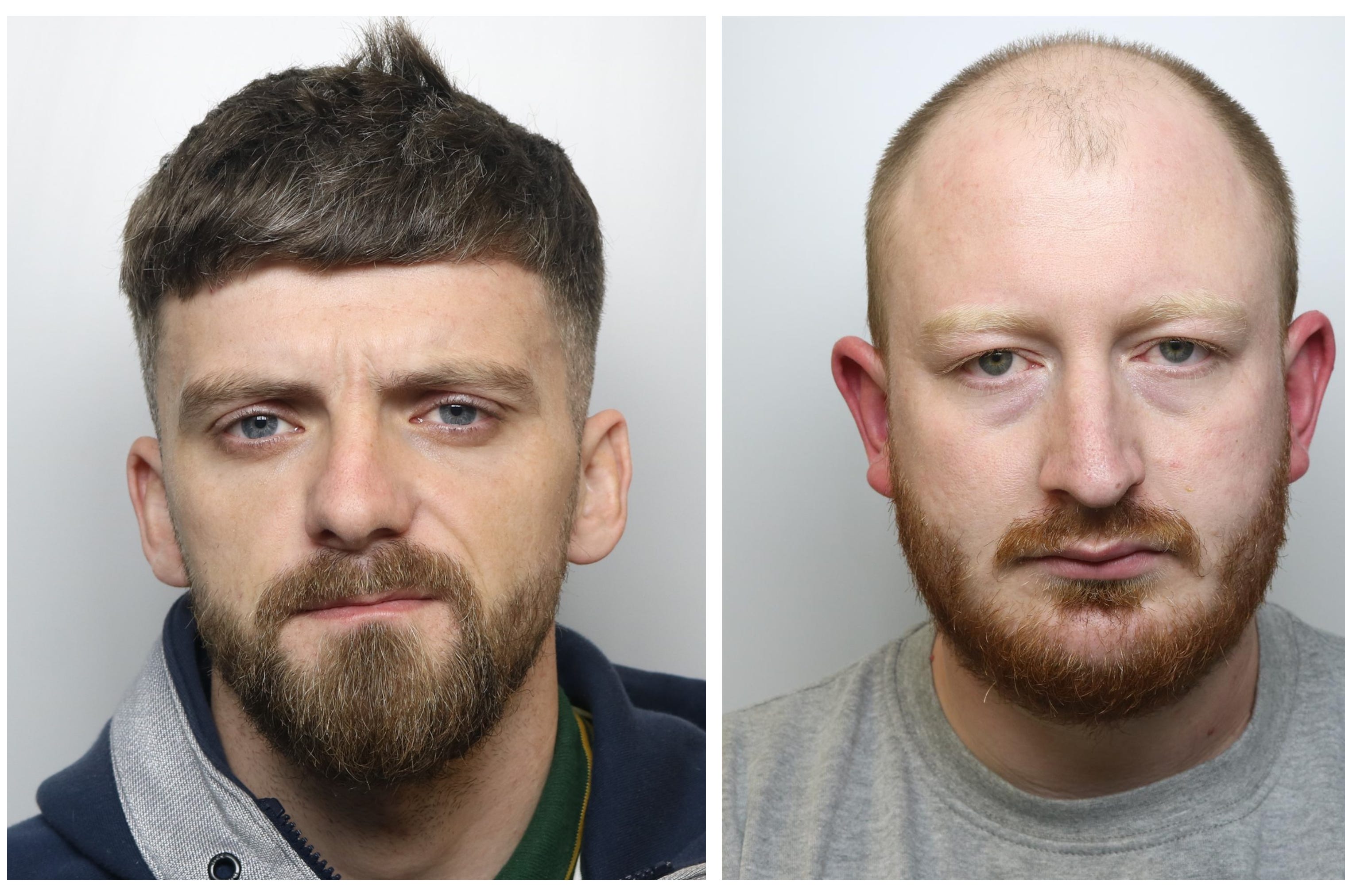 Jordan Parlour and Jordan Plain were both jailed following trials at Leeds Crown Court (West Yorkshire Police/PA)