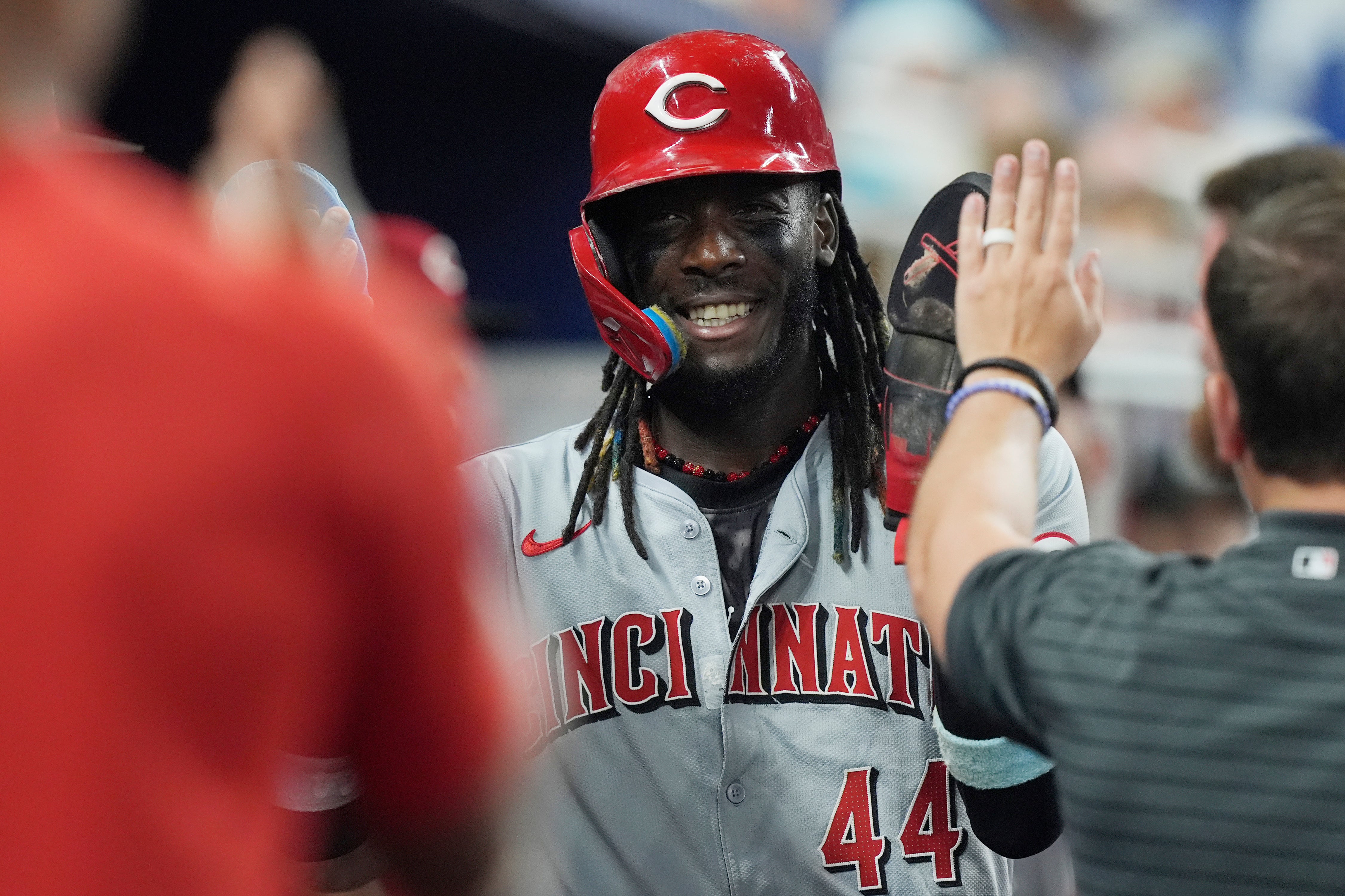 Reds Marlins Baseball