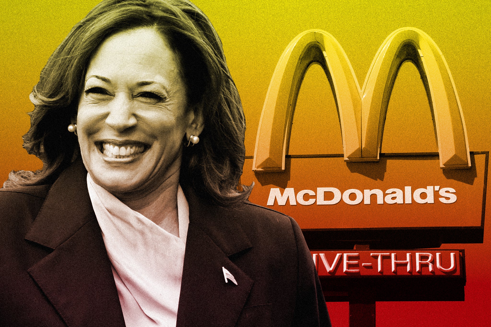 Vice President Kamala Harris briefly worked at McDonald’s while in college