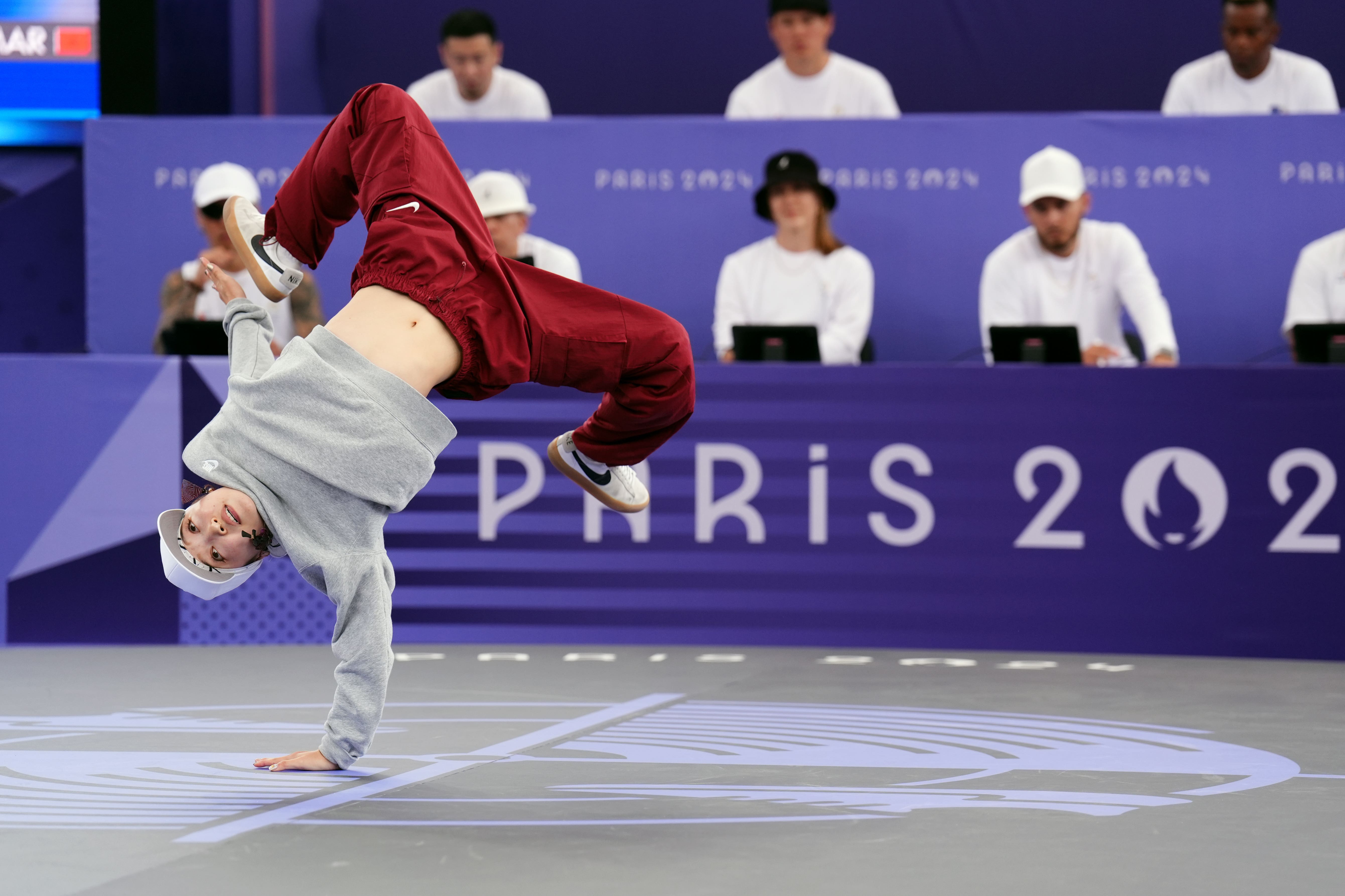 Japan’s Ami was crowned the first Olympic B-girl champion (John Walton/PA).