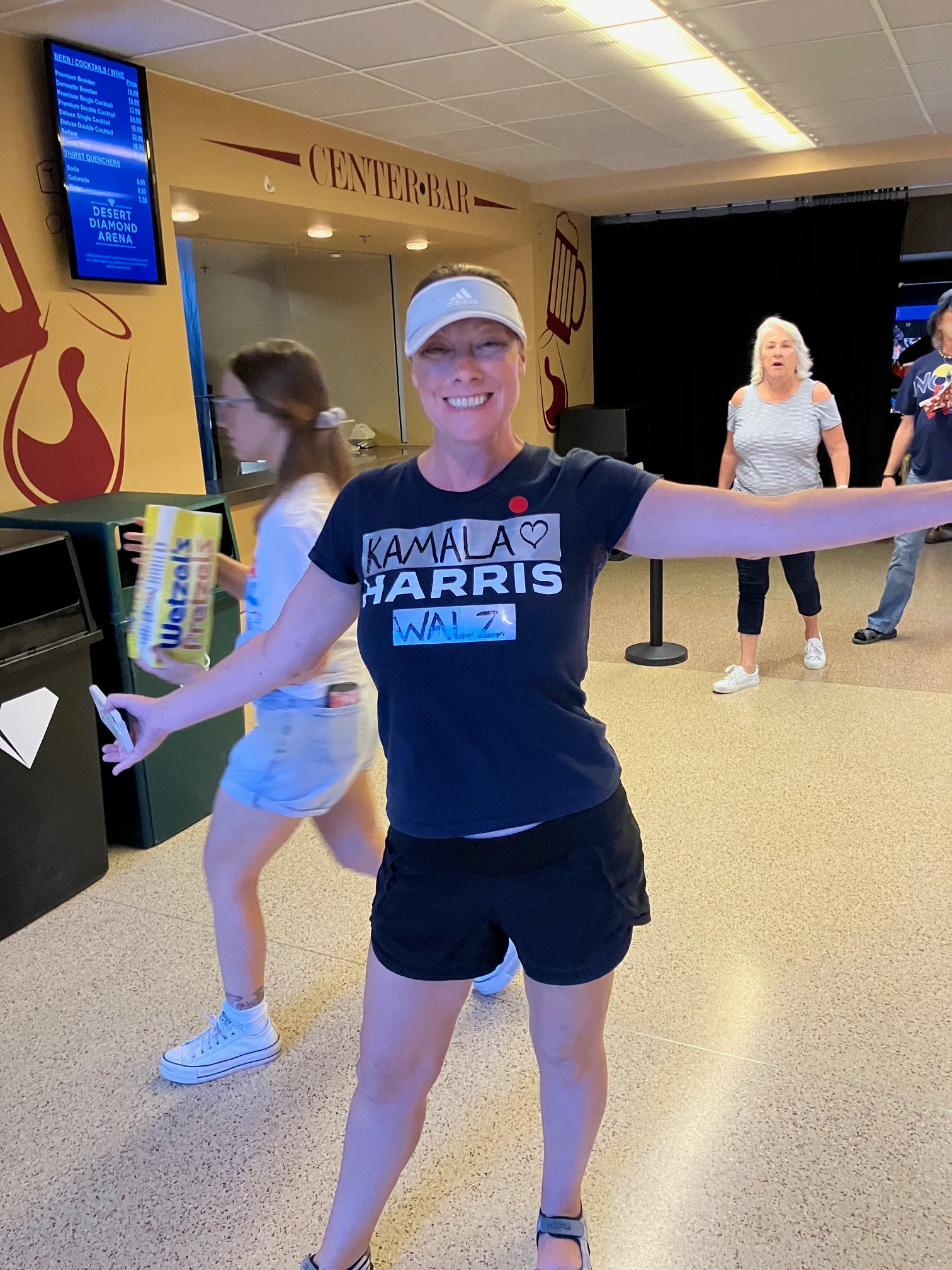 Amanda Johnson, an attendee at a rally for vice-president Harris in Glendale, Arizona