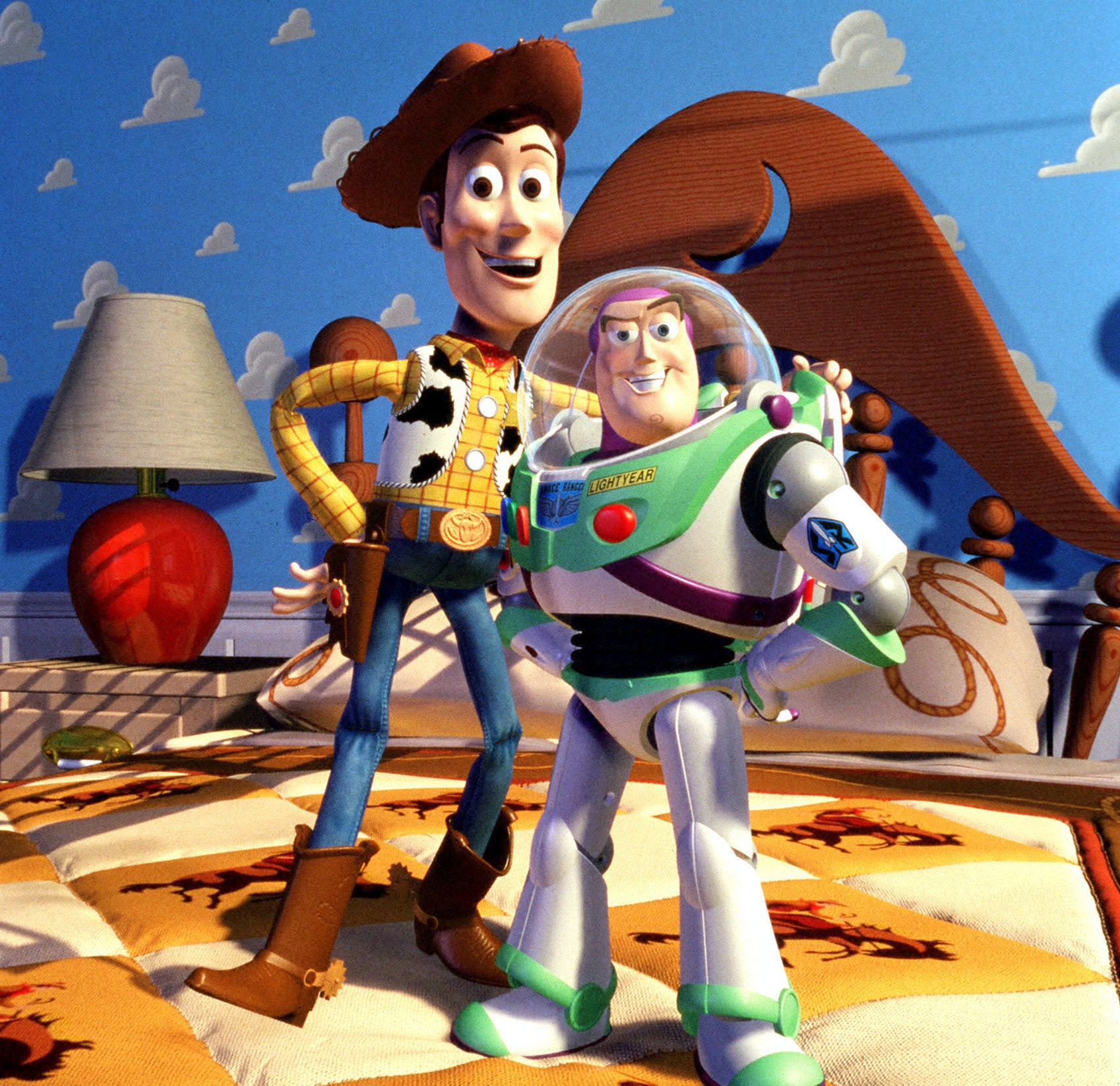 Woody and Buzz Lightyear in ‘Toy Story’