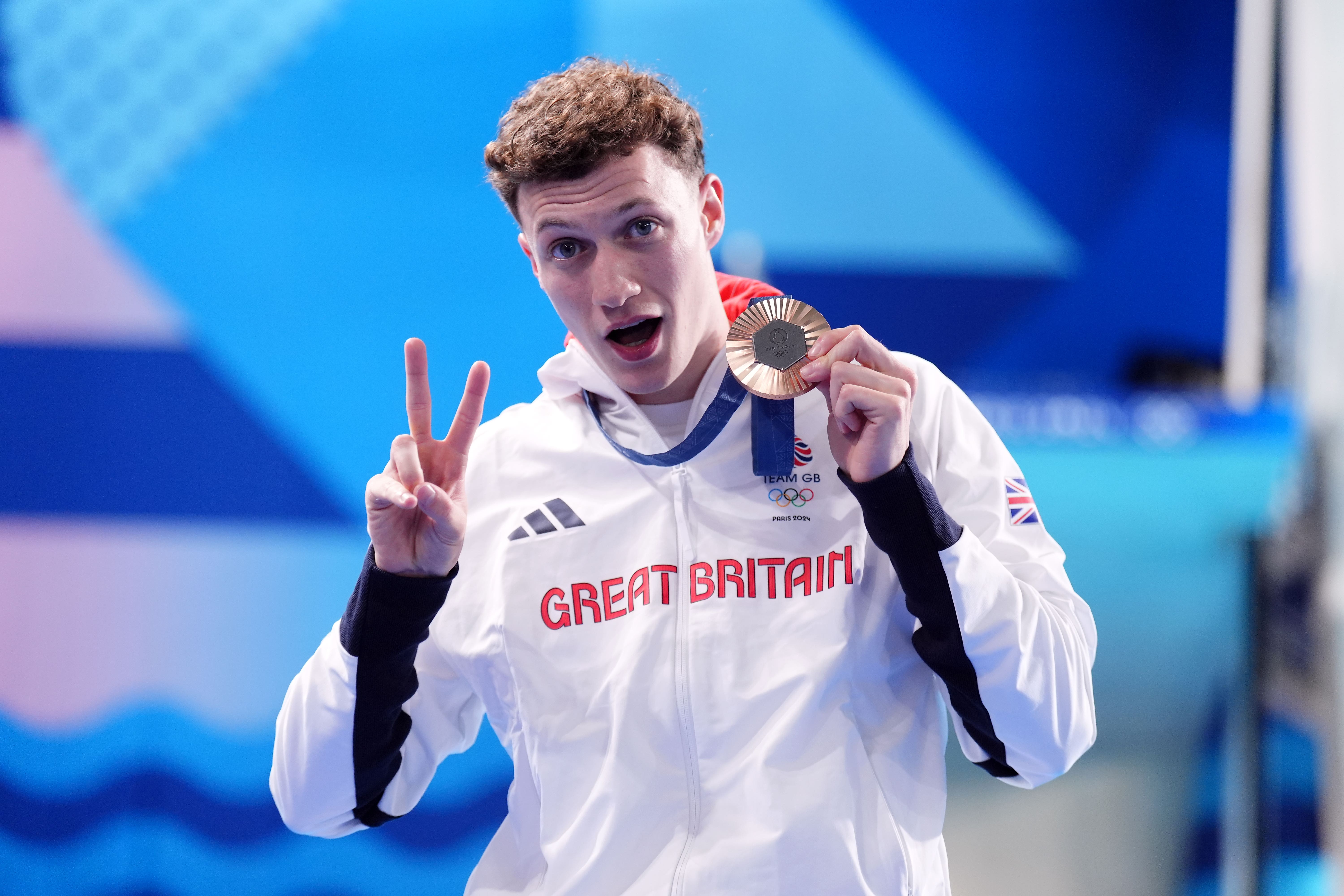 Noah Williams took a shock bronze in the men’s 10m platform event (John Walton/PA)