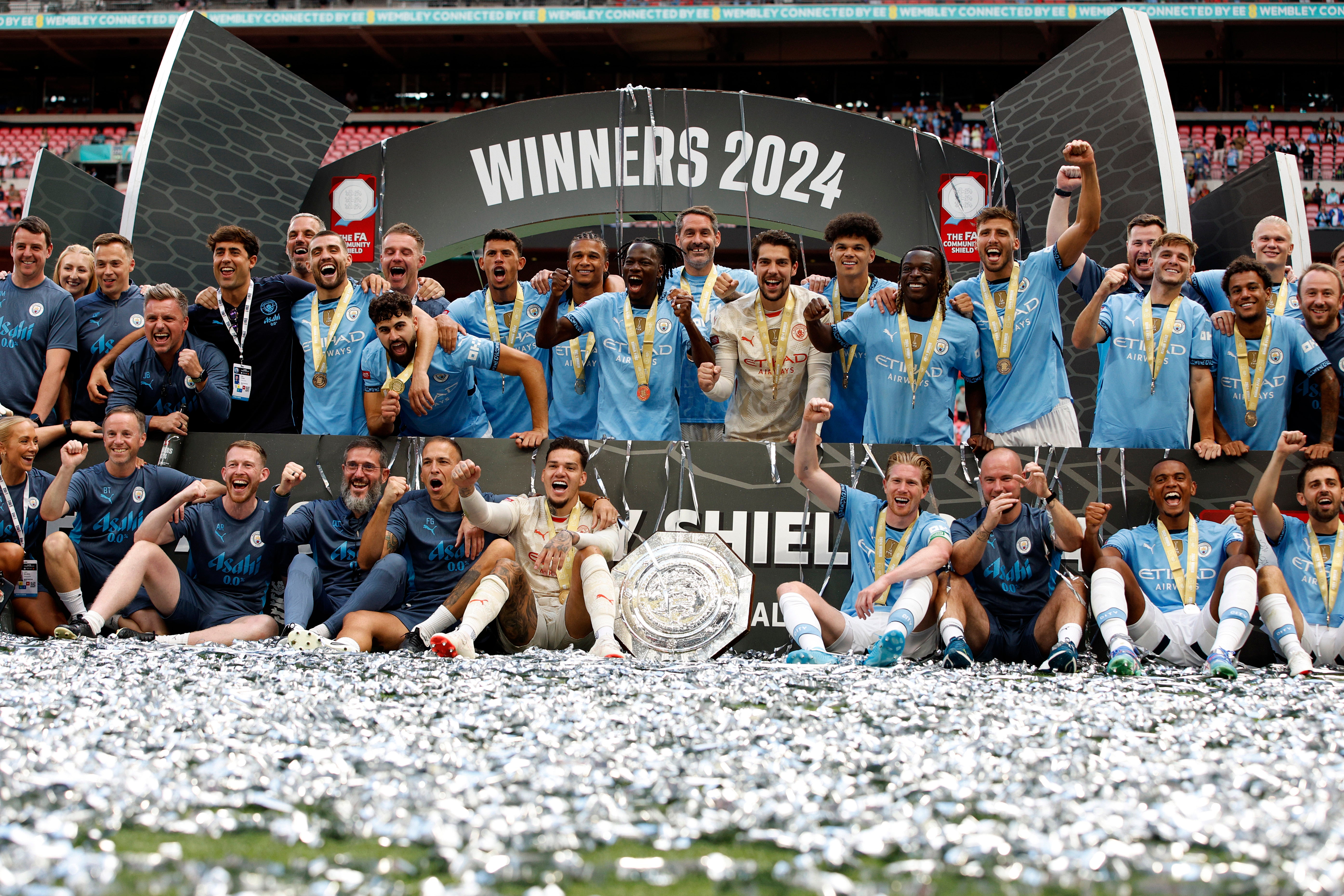 Manchester City won the Community Shield for the first time since 2019