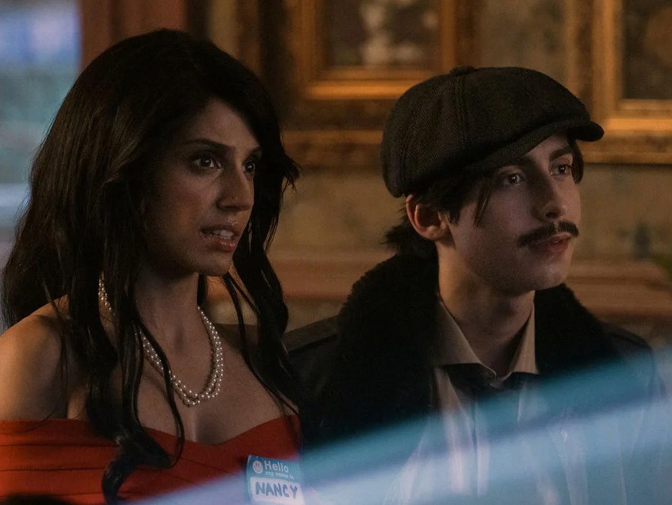 Lila (Ritu Arya) and Five (Aidan Gallagher) in ‘The Umbrella Academy'