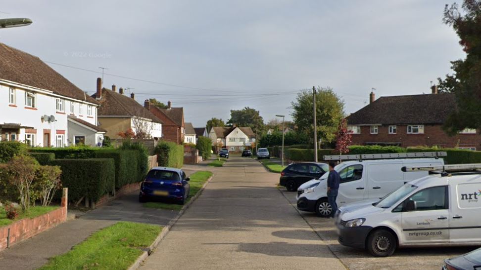 Surrey Police received reports of a fight between two people including a man armed with a weapon in the street on Nursery Road, Knaphill, at 12.36am