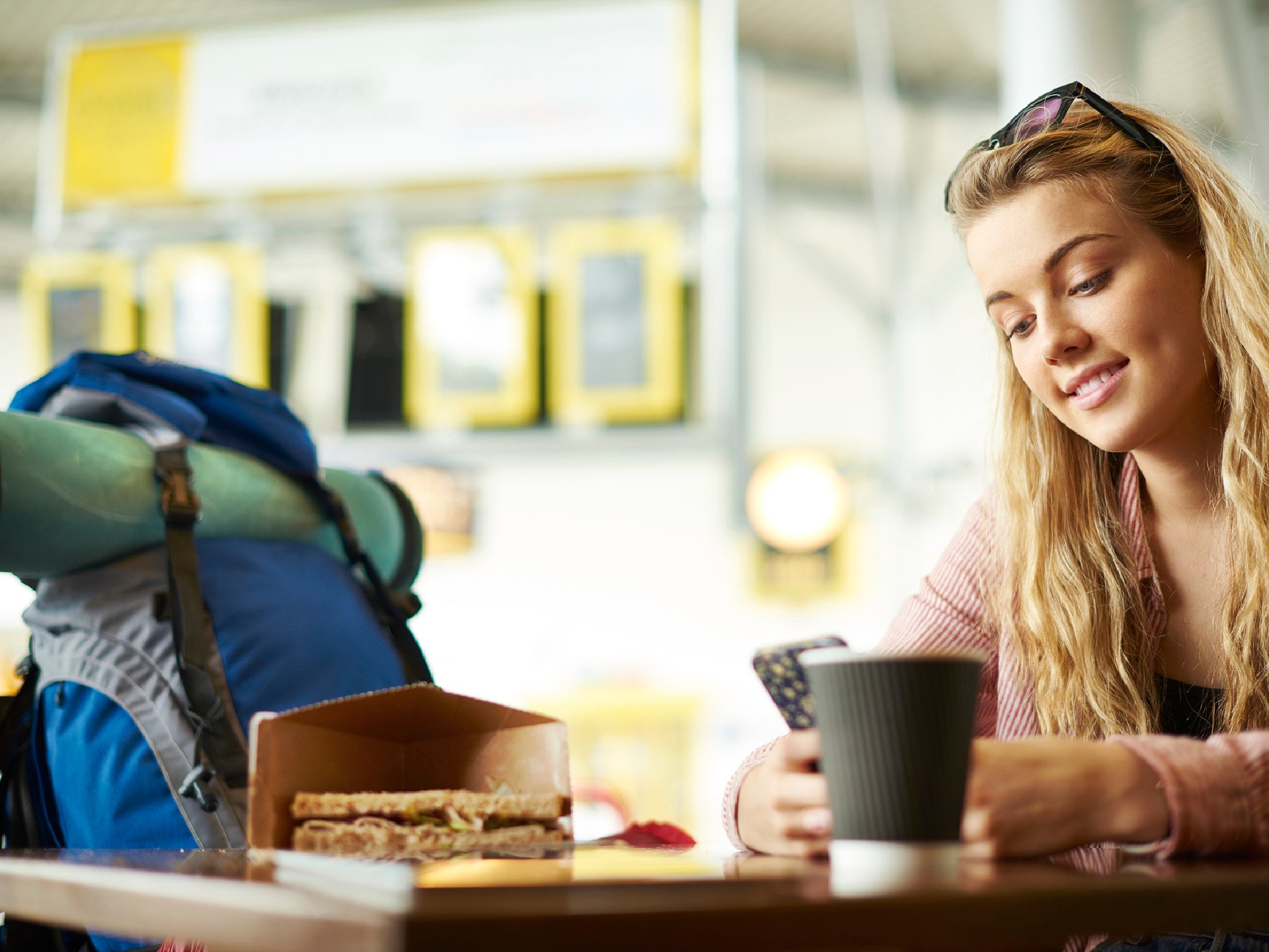 Vegan food and coffee with dairy-free milk are rising in popularity at airports