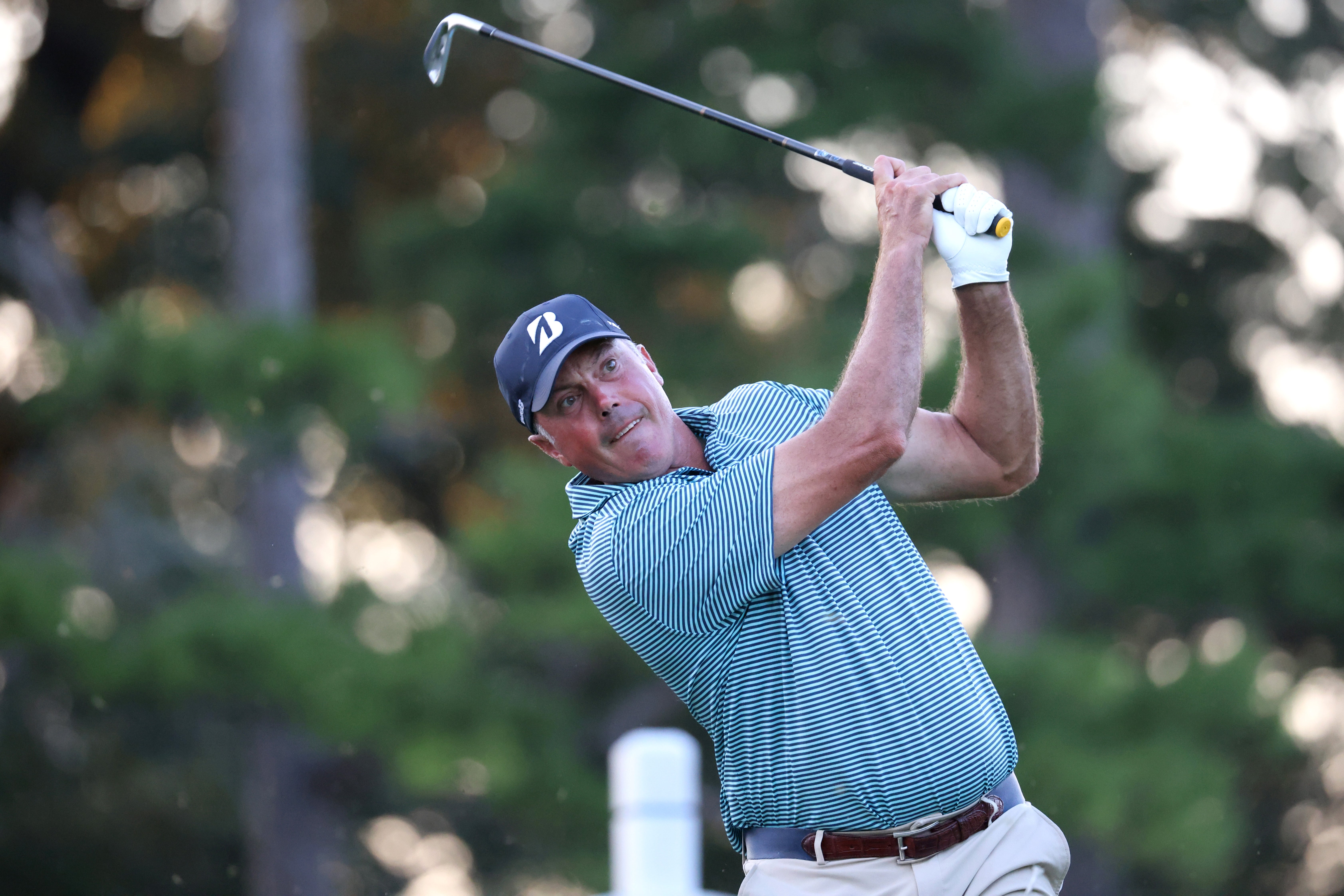 Matt Kuchar elected not to complete his final round after weather delays at the Wyndham Championship