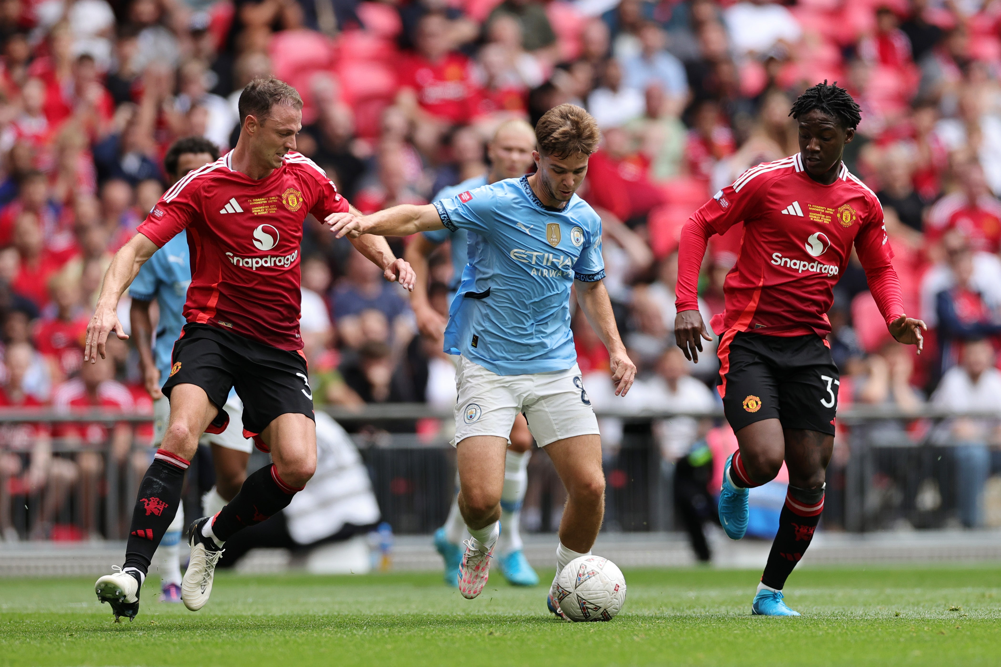 James McAtee was one of the youngsters to start for Man City