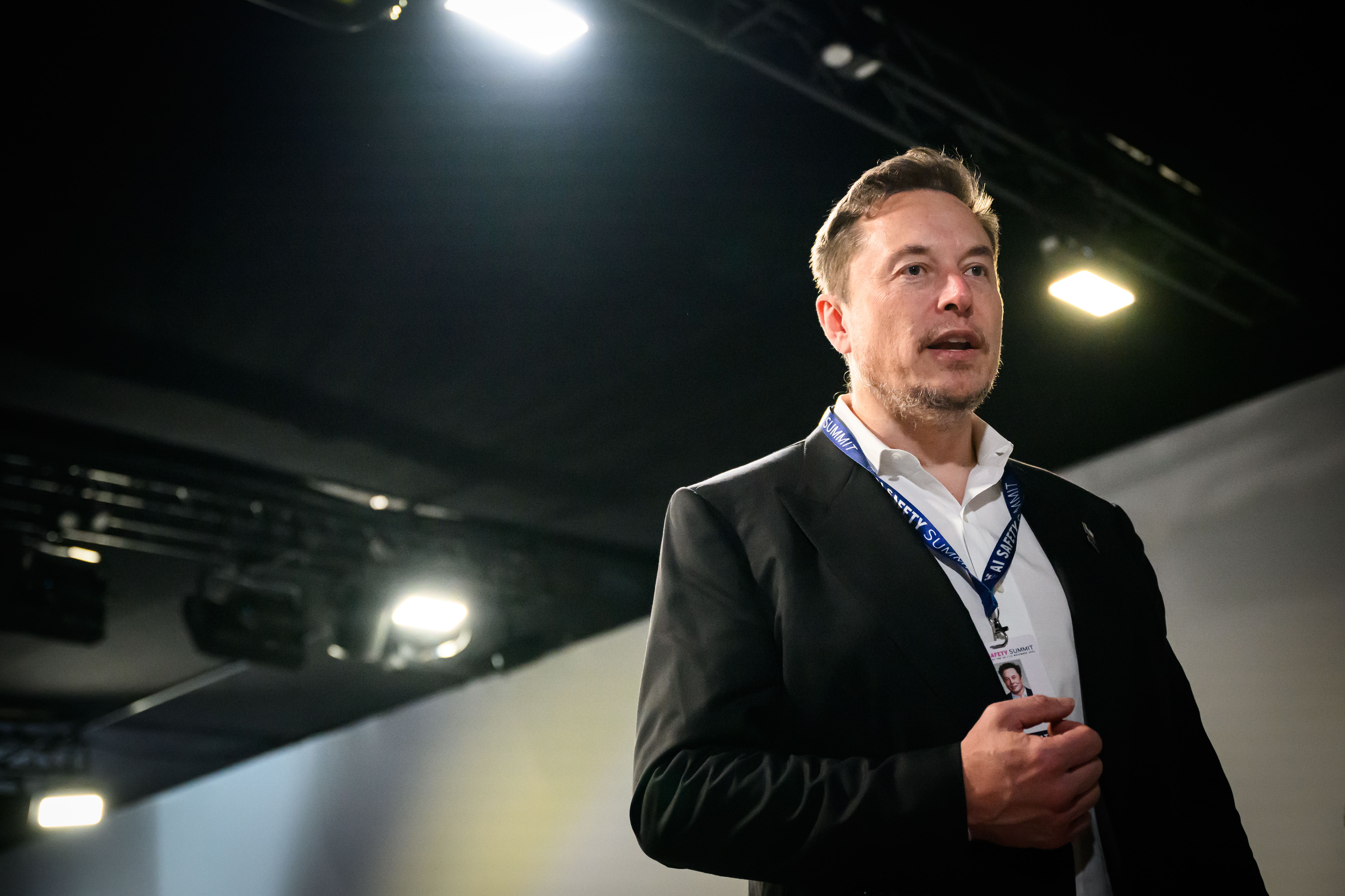 Elon Musk who owns X, formerly Twitter (Leon Neal/PA)