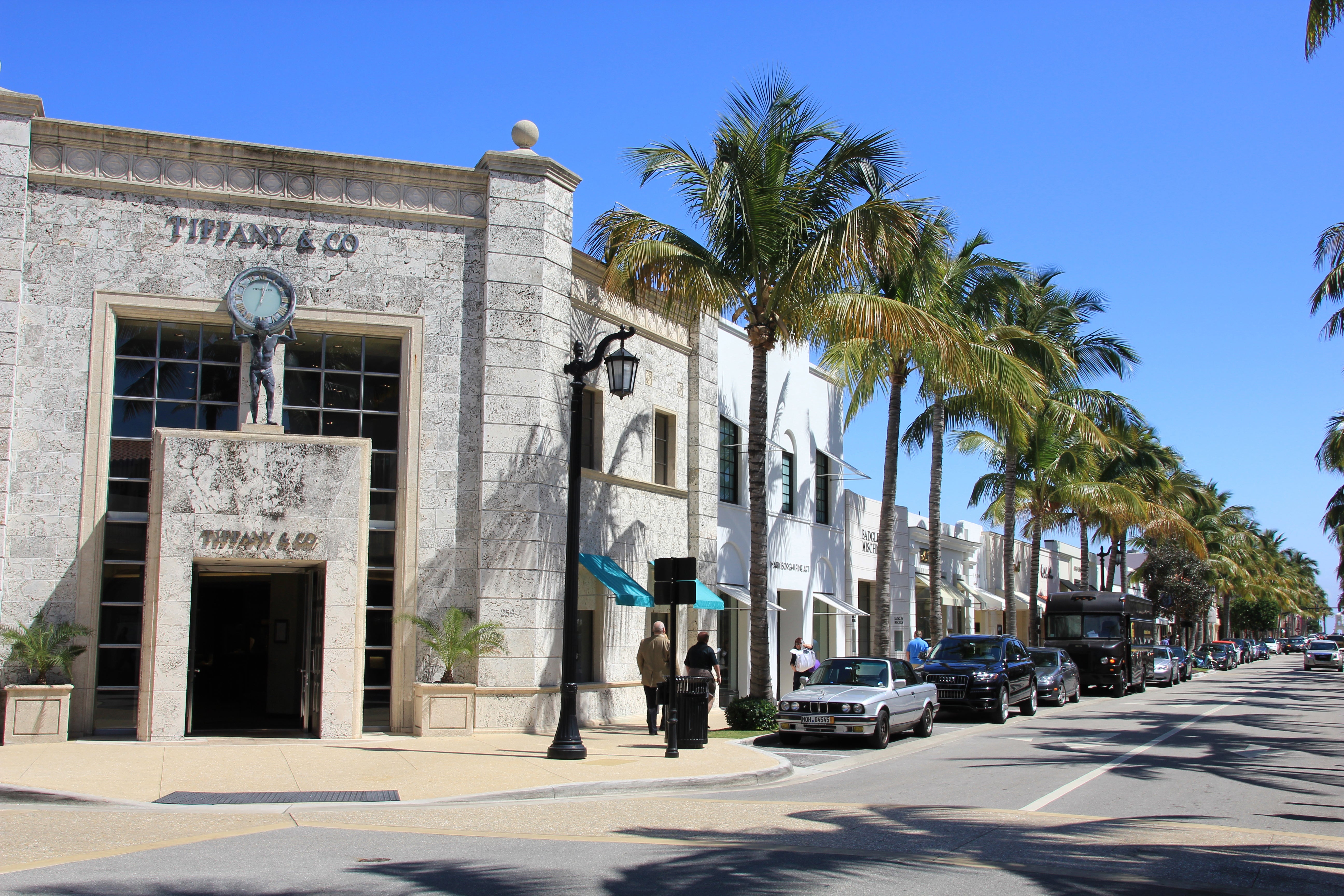 Worth Avenue is home to Saks, Ralph Lauren and Gucci