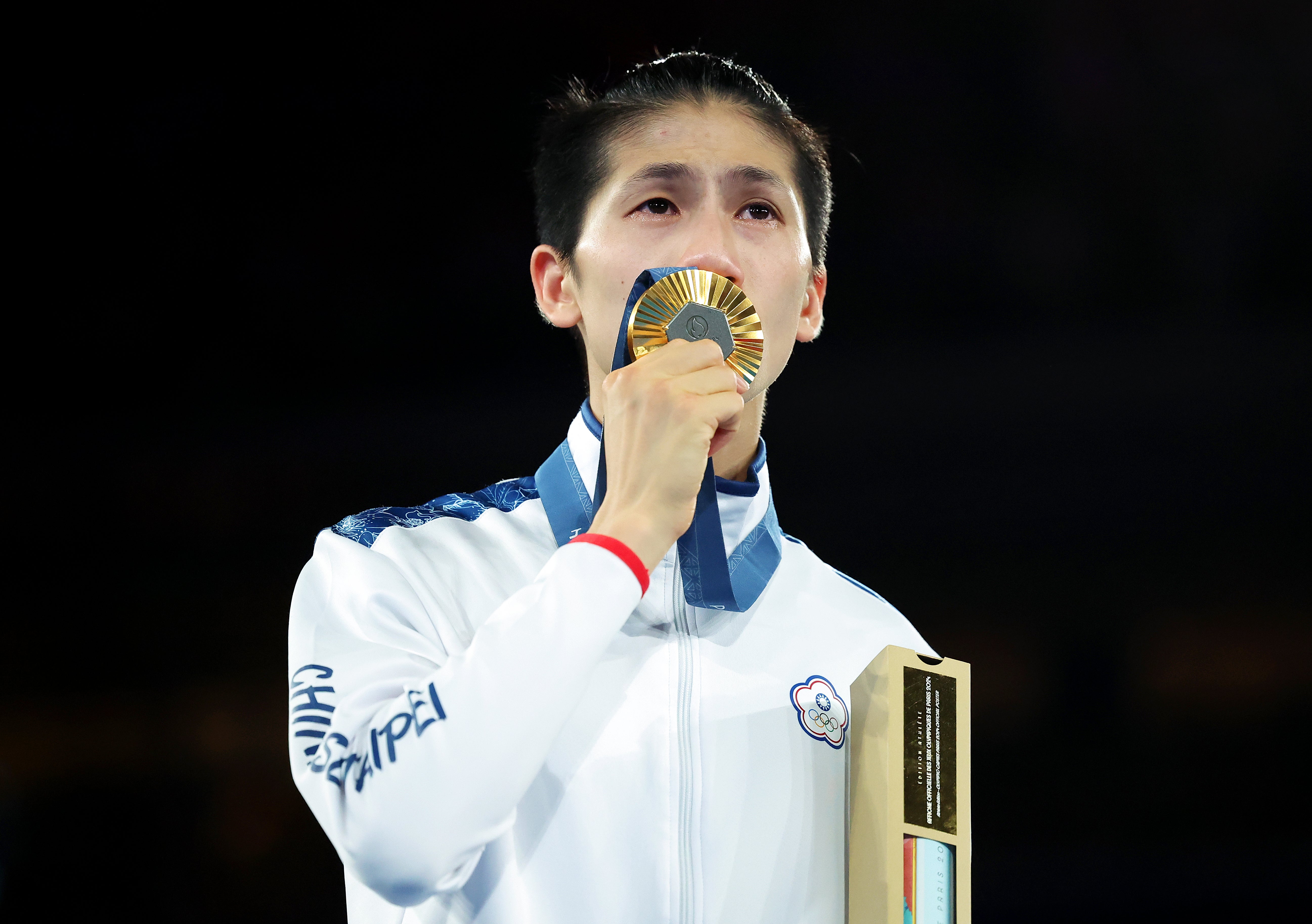 Lin Yu-Ting won gold in the women’s 57kg boxing final amid a gender row over her participation at the Olympics.