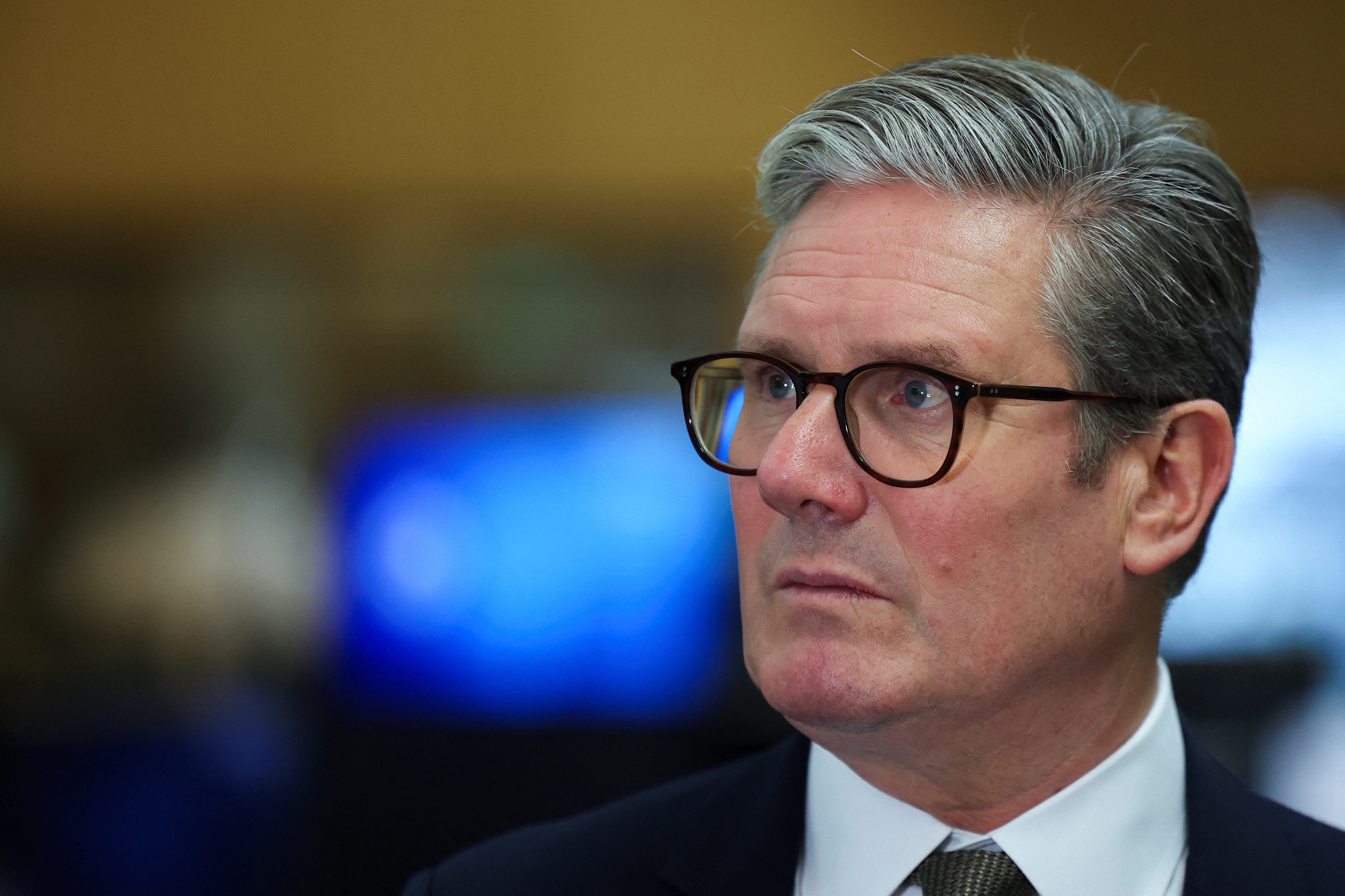 Sir Keir Starmer spoke to Iranian president Masoud Pezeshkian on Monday evening to urge him to refrain from attacking Israel. (Toby Melville/PA)