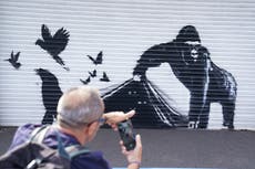 ‘His best work’: New Banksy artwork revealed in London as mystery murals continue