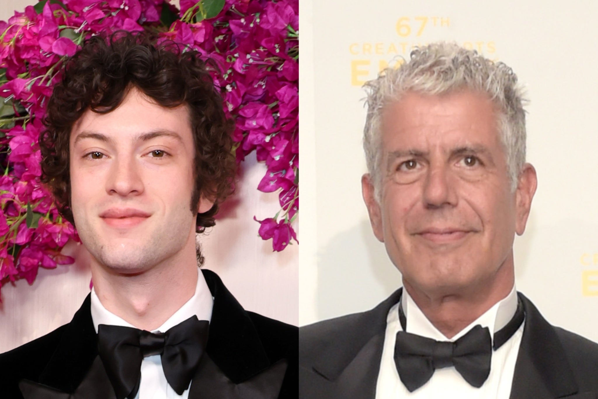 Dominic Sessa (left) is reportedly set to play Anthony Bourdain