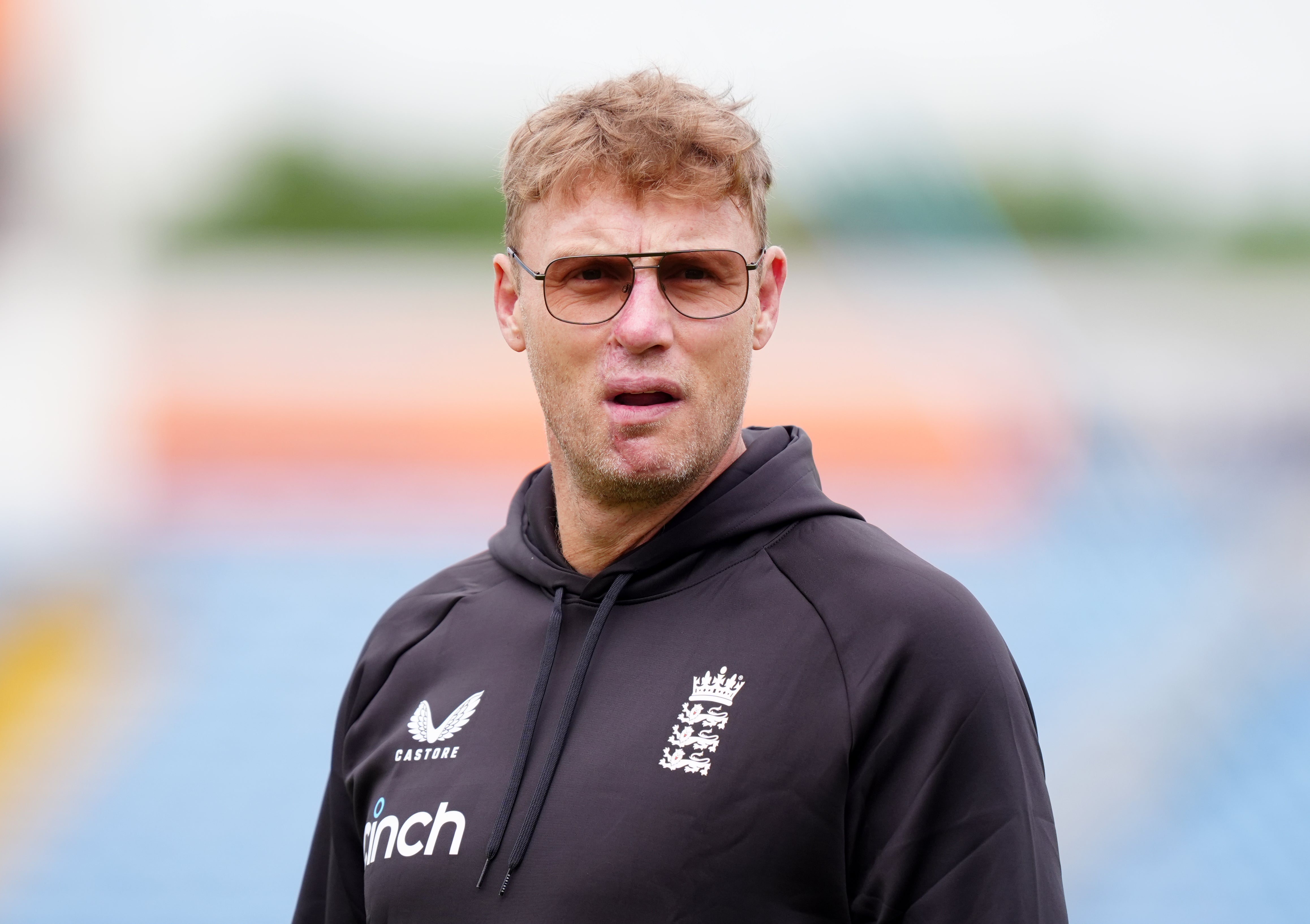 The England coach during a nets session at Headingley, Leeds, in May