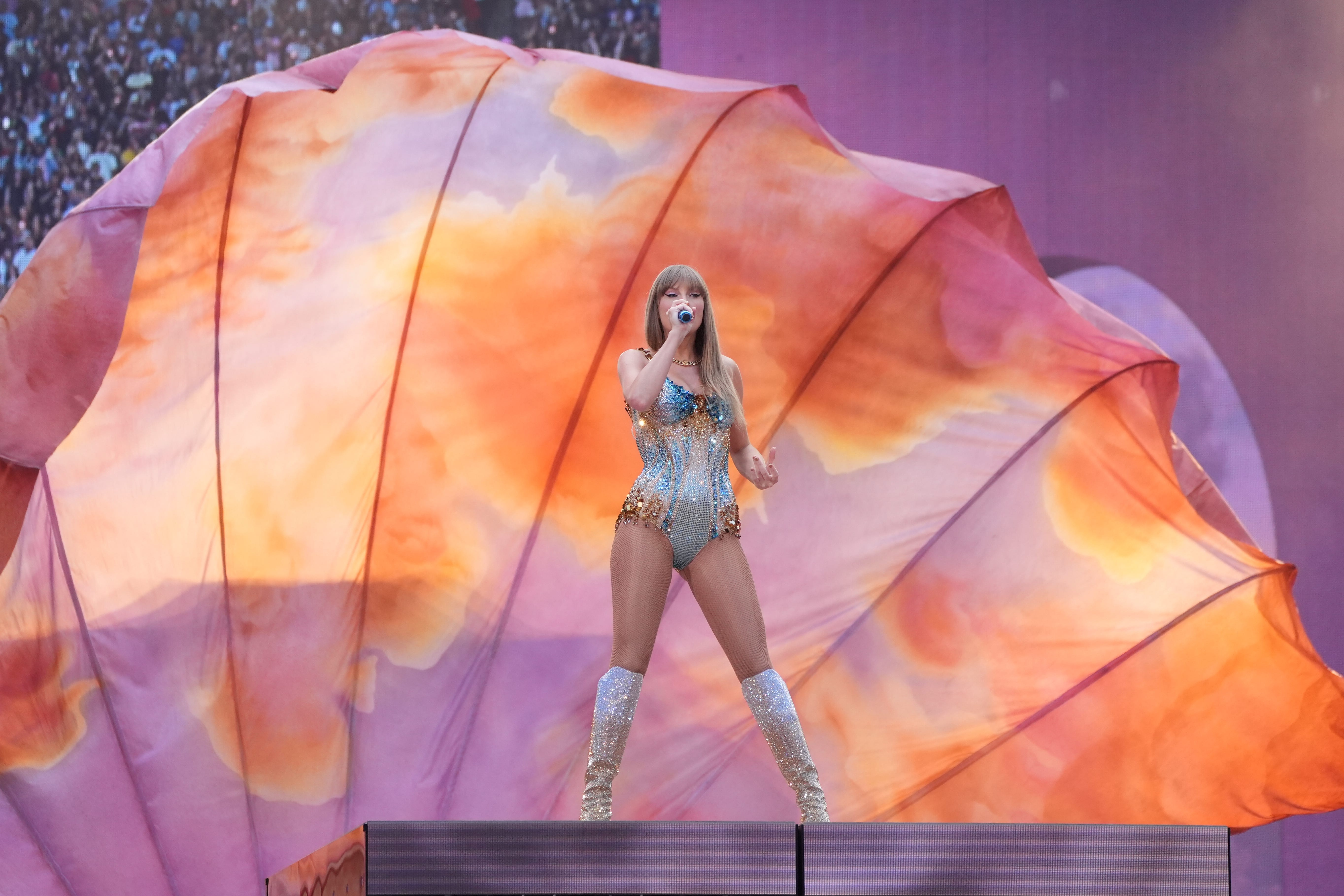 Taylor Swift is returning to Wembley Stadium (Ian West/PA)