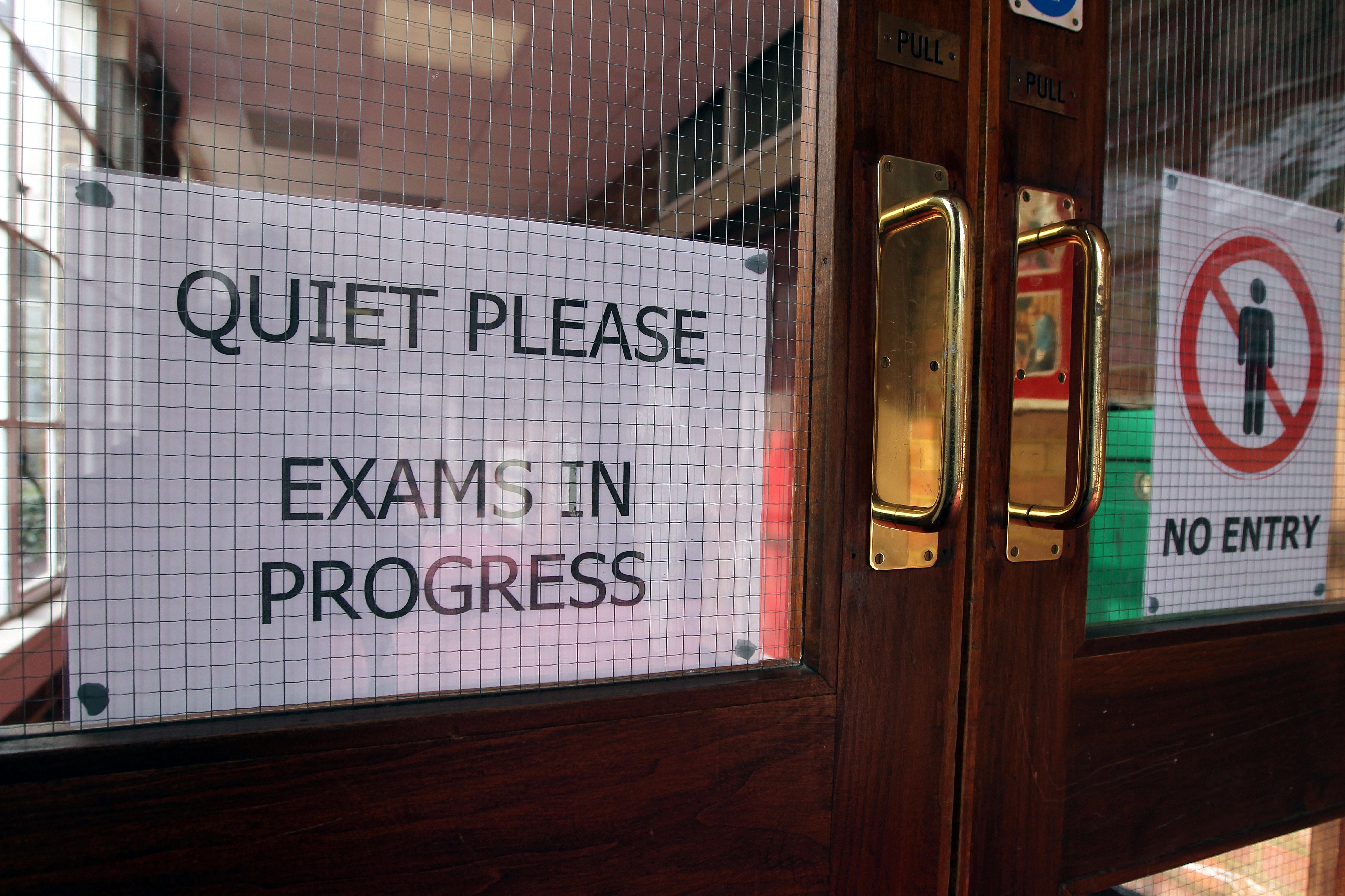 How this year’s exam results compare with the equivalent figures for 2023 and the pre-pandemic year of 2019 (David Davies/PA)