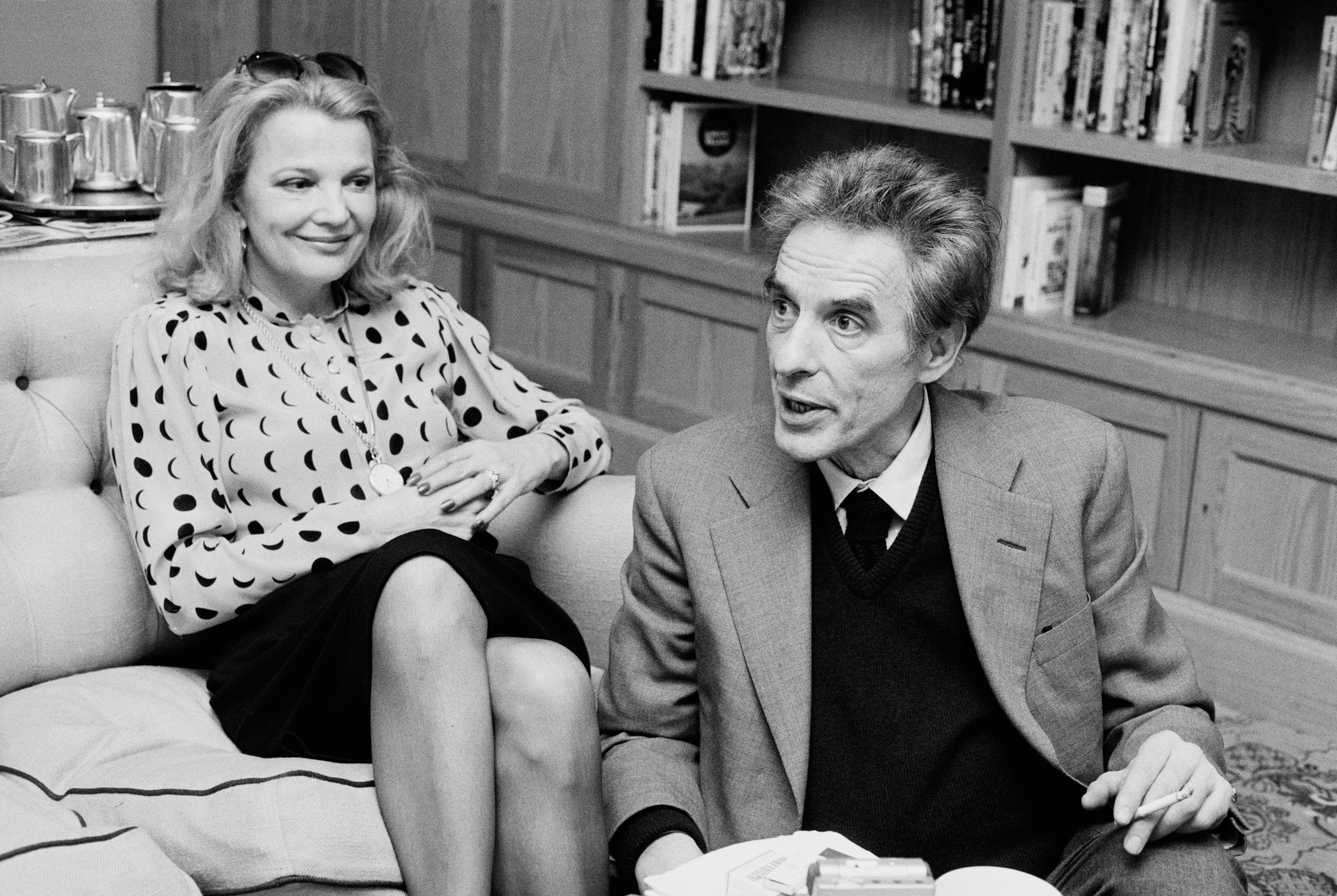 Gena Rowlands and her former husband, film director John Cassavetes