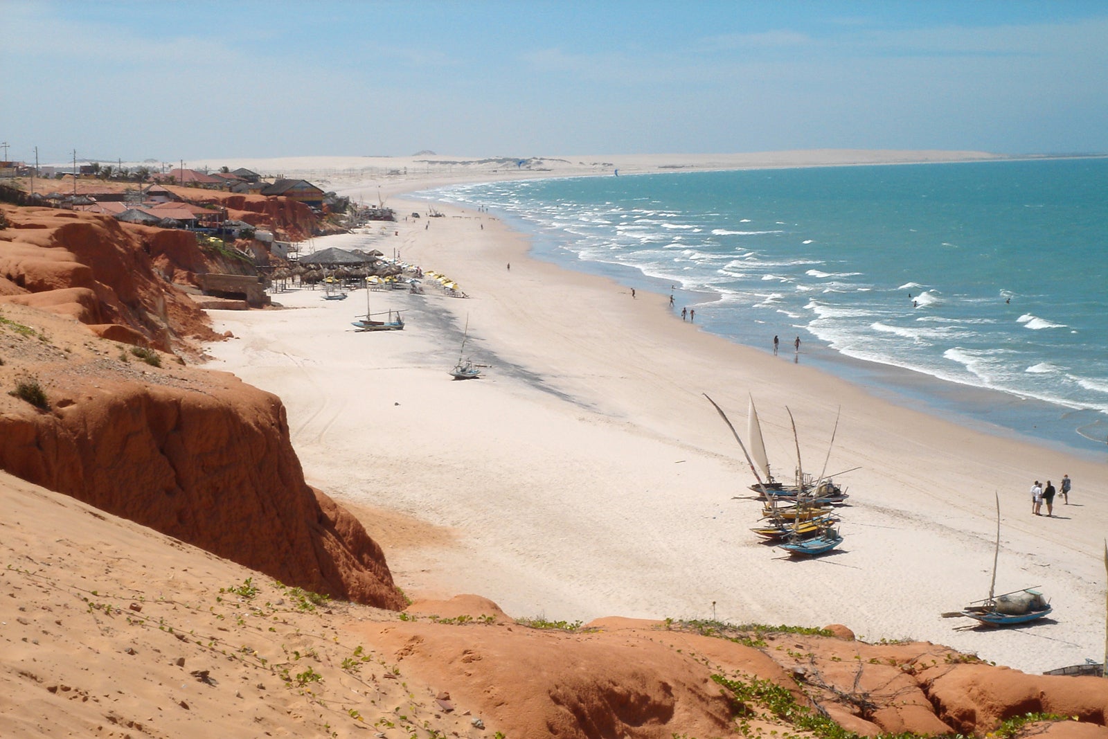 Canoa Quebrada is known as “the pearl of the east coast”