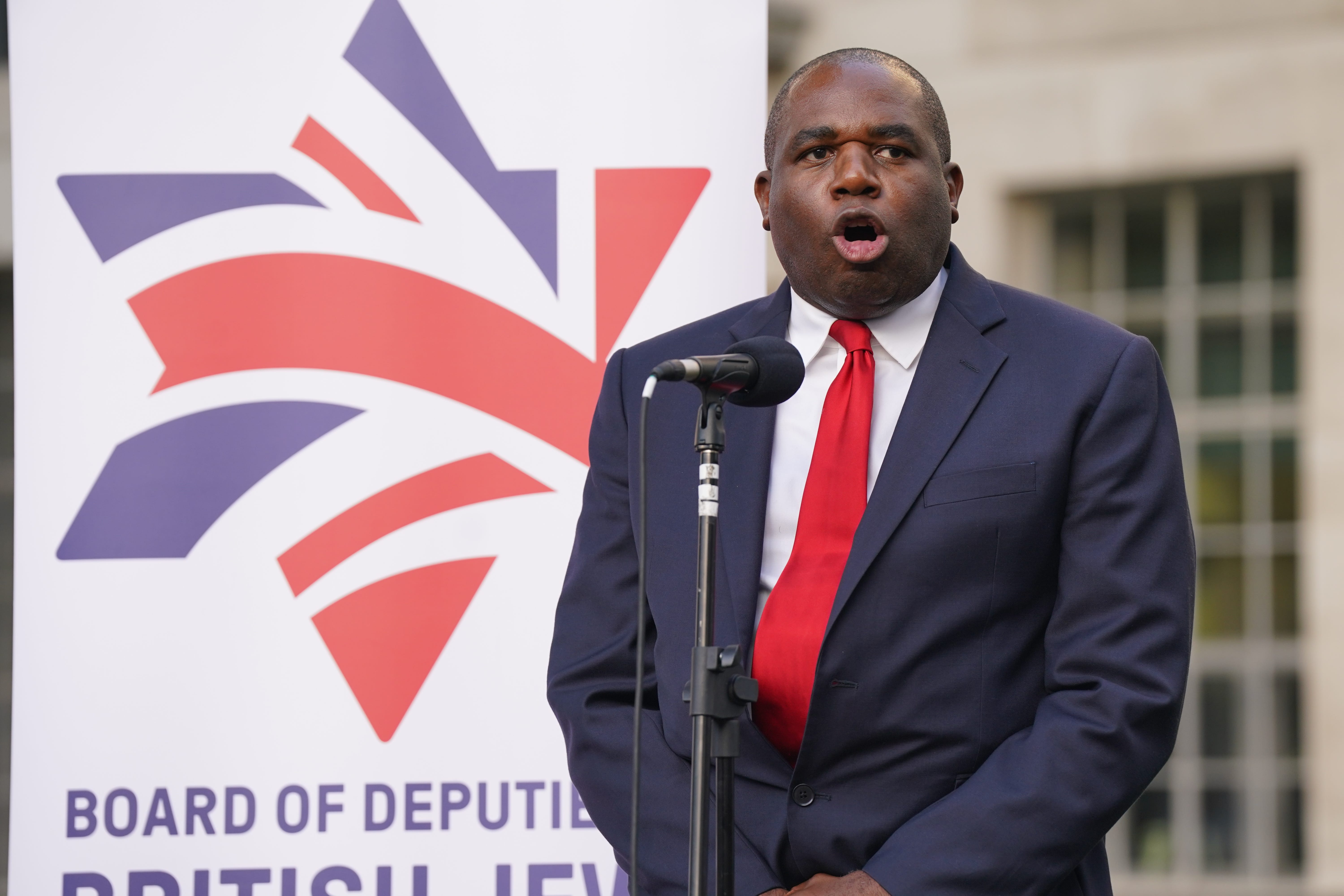 David Lammy has condemned the ‘widespread rampage’ of Israeli settlers against Palestinians in the West Bank