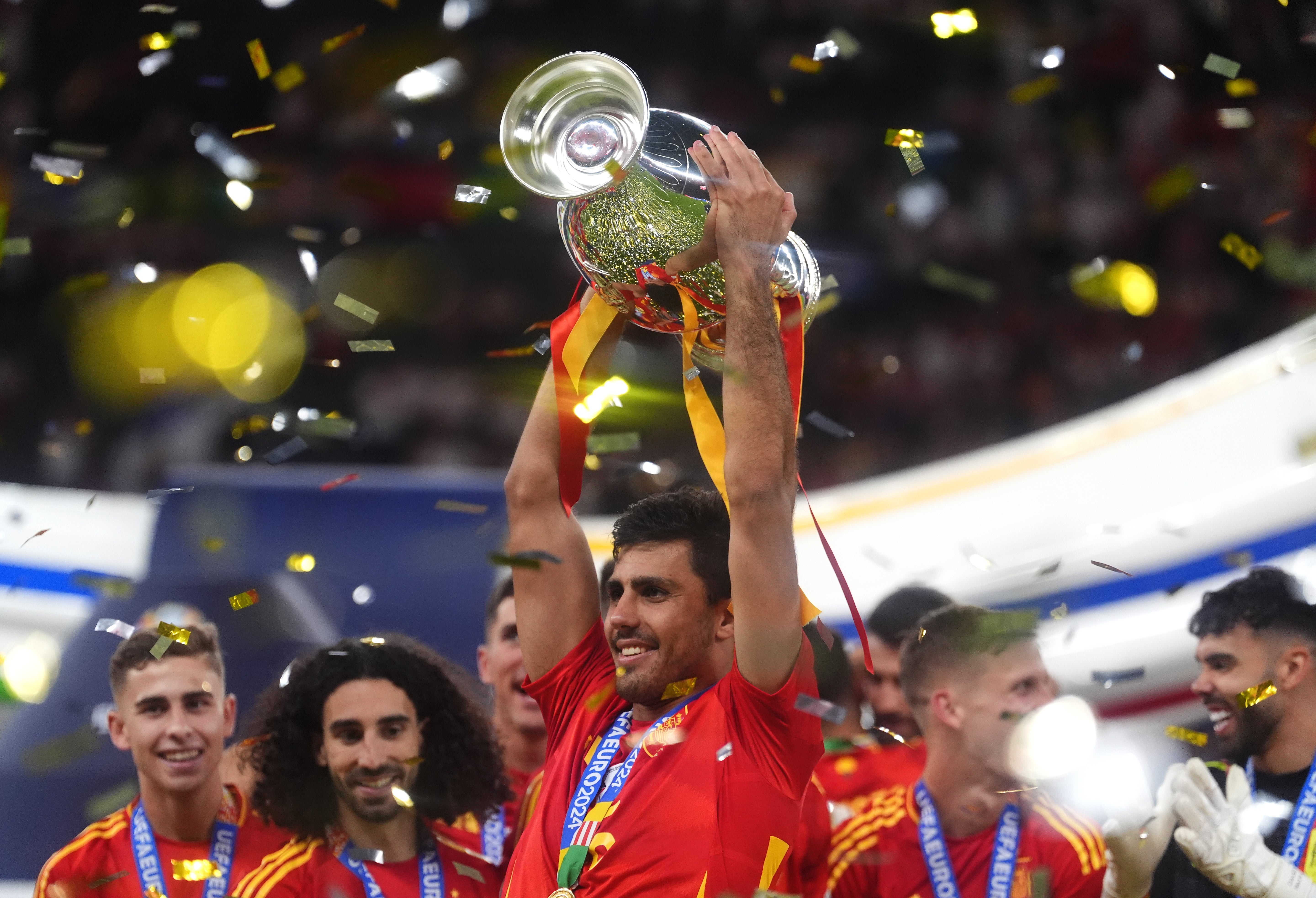 Rodri helped Spain to Euro 2024 triumph