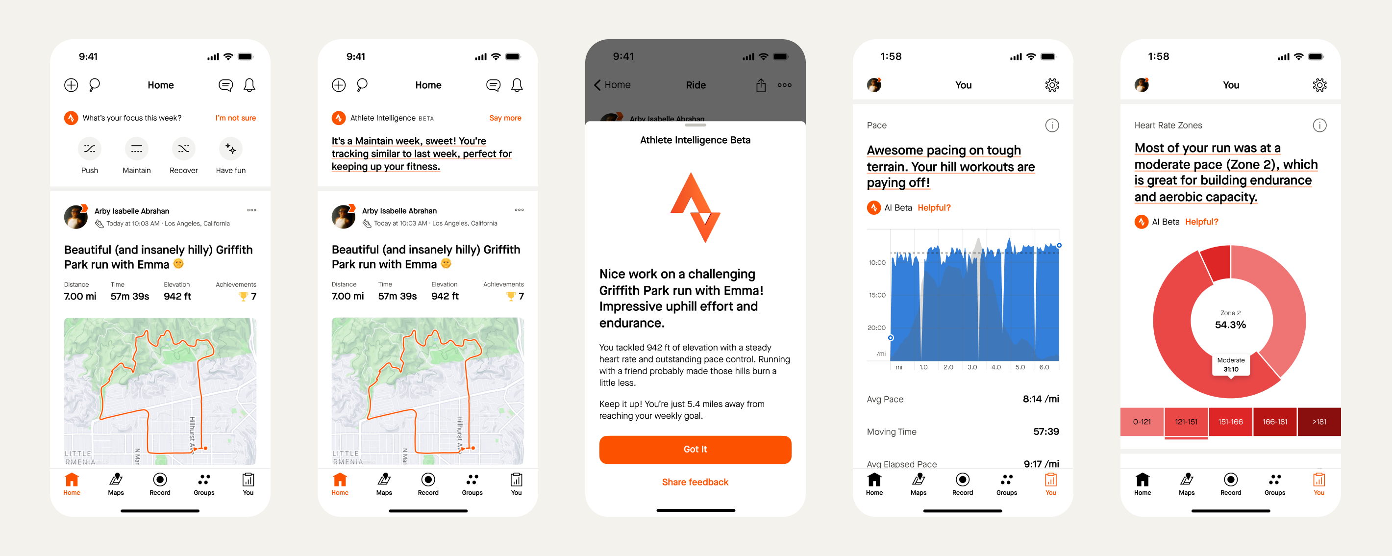 Strava’s Athlete Intelligence features, which aim to summarise users' training