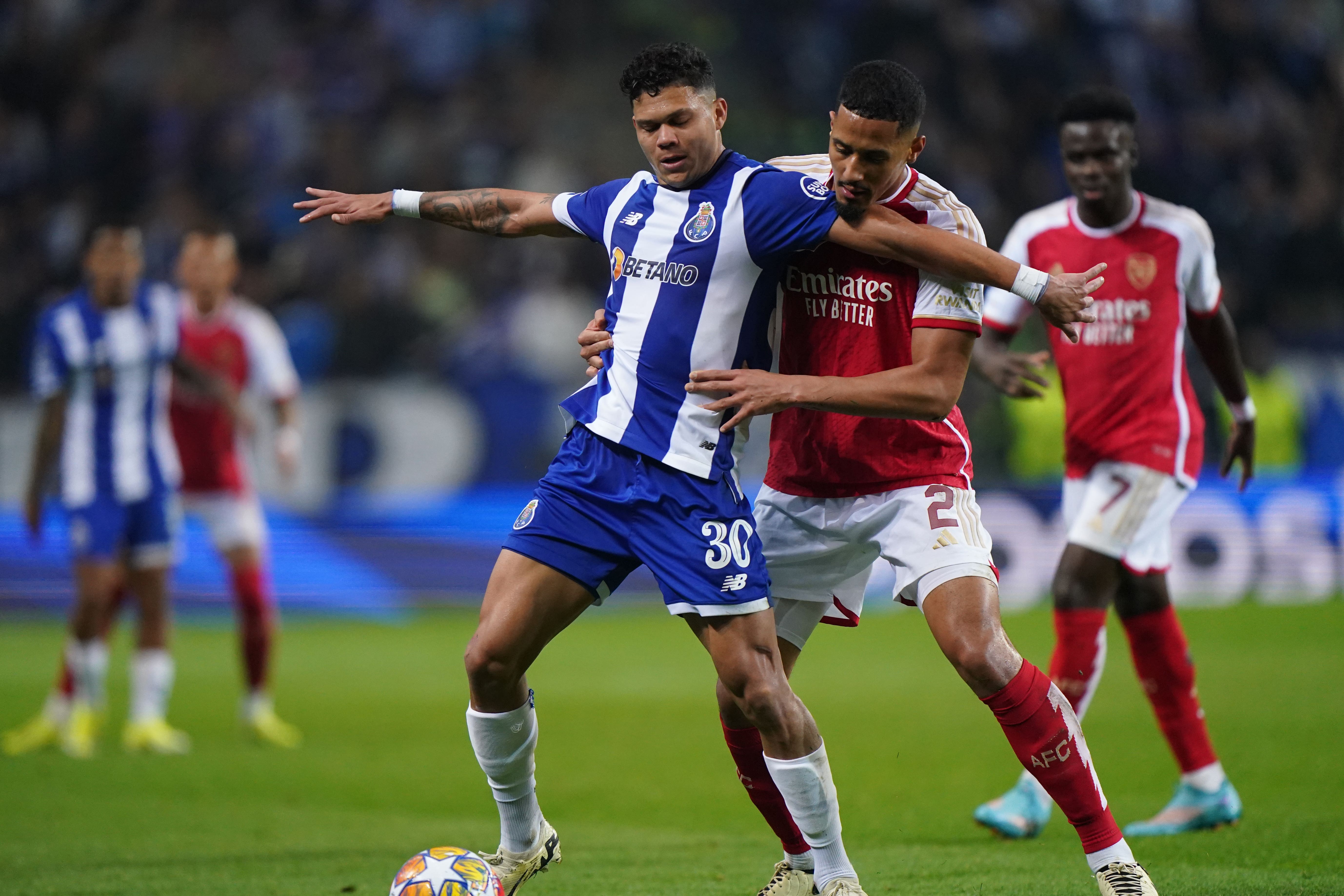 Evanilson, left, has joined Bournemouth for a club-record fee (Bradley Collyer/PA)